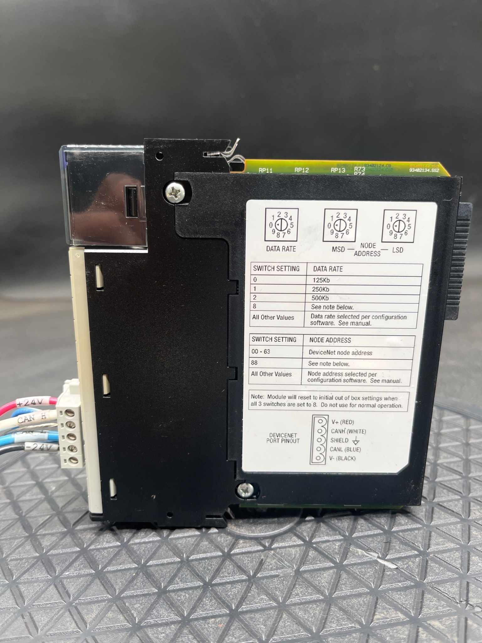 ALLEN‑BRADLEY 1756‑DNB/C ControlLogix DeviceNet Communication Module USED 3
