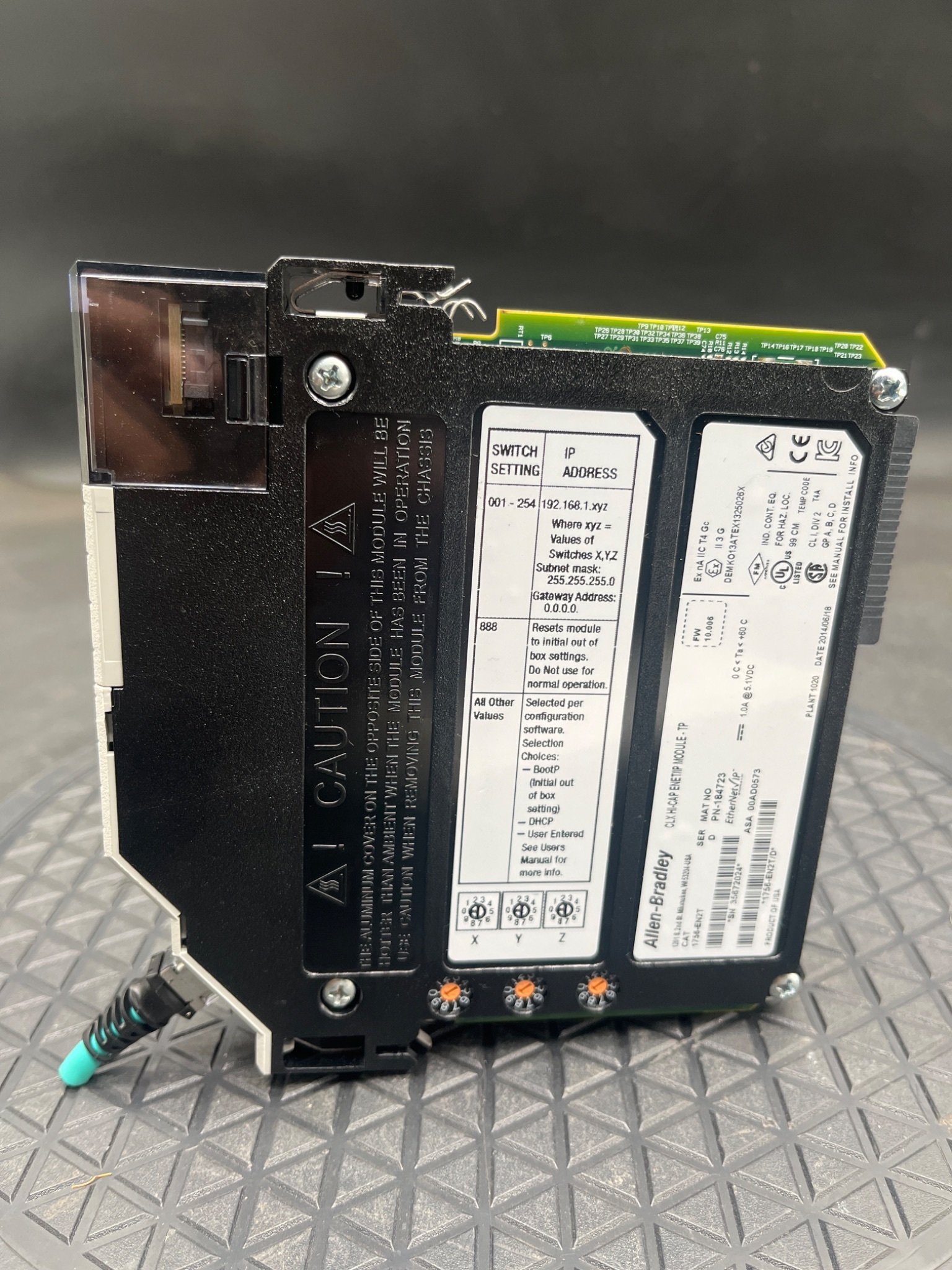 ALLEN‑BRADLEY 1756‑EN2T/D ControlLogix EtherNet/IP Module USED 1