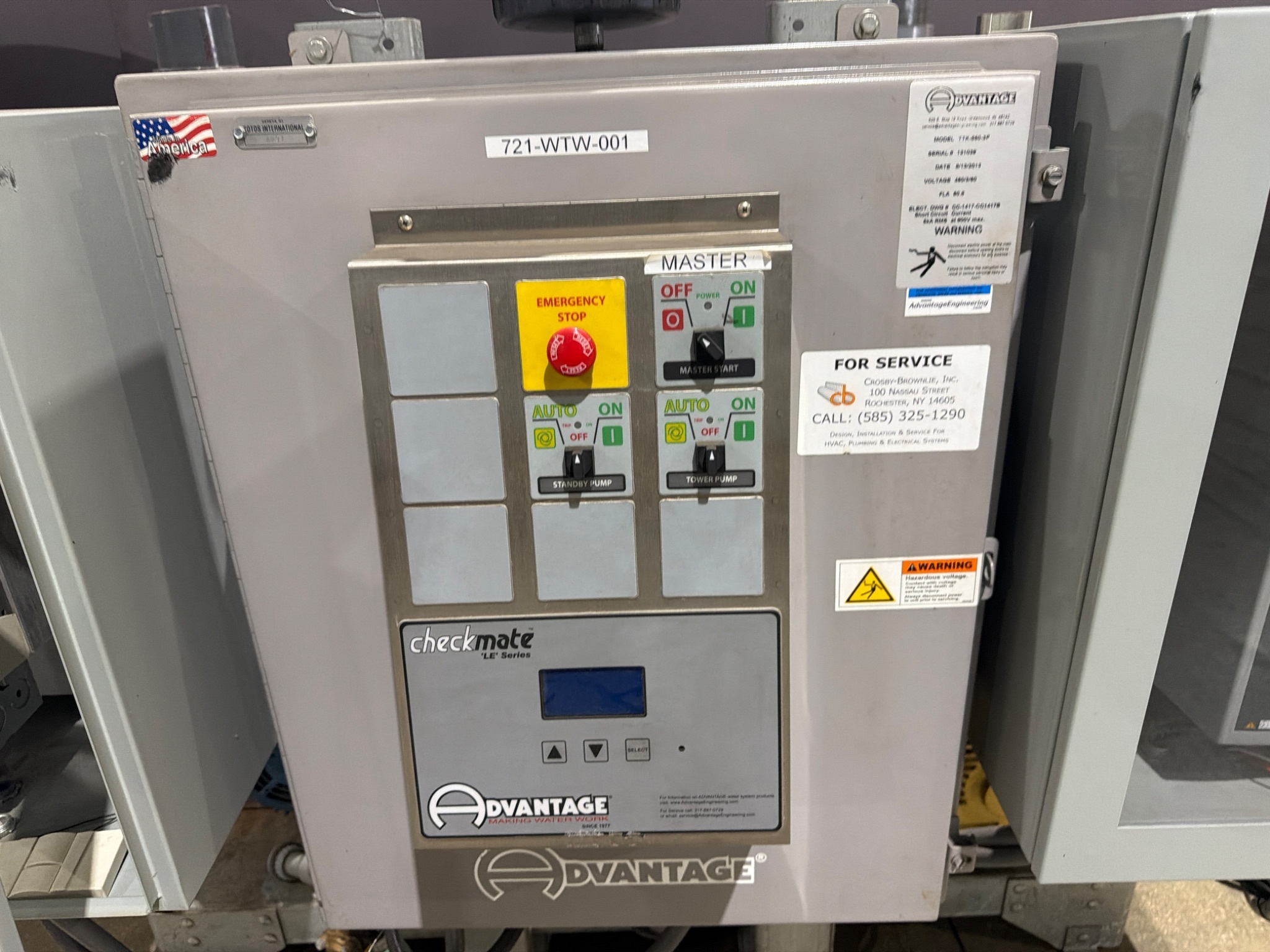 ADVANTAGE ENGINEERING TTK‑850‑3P Pump Tank Station USED 5