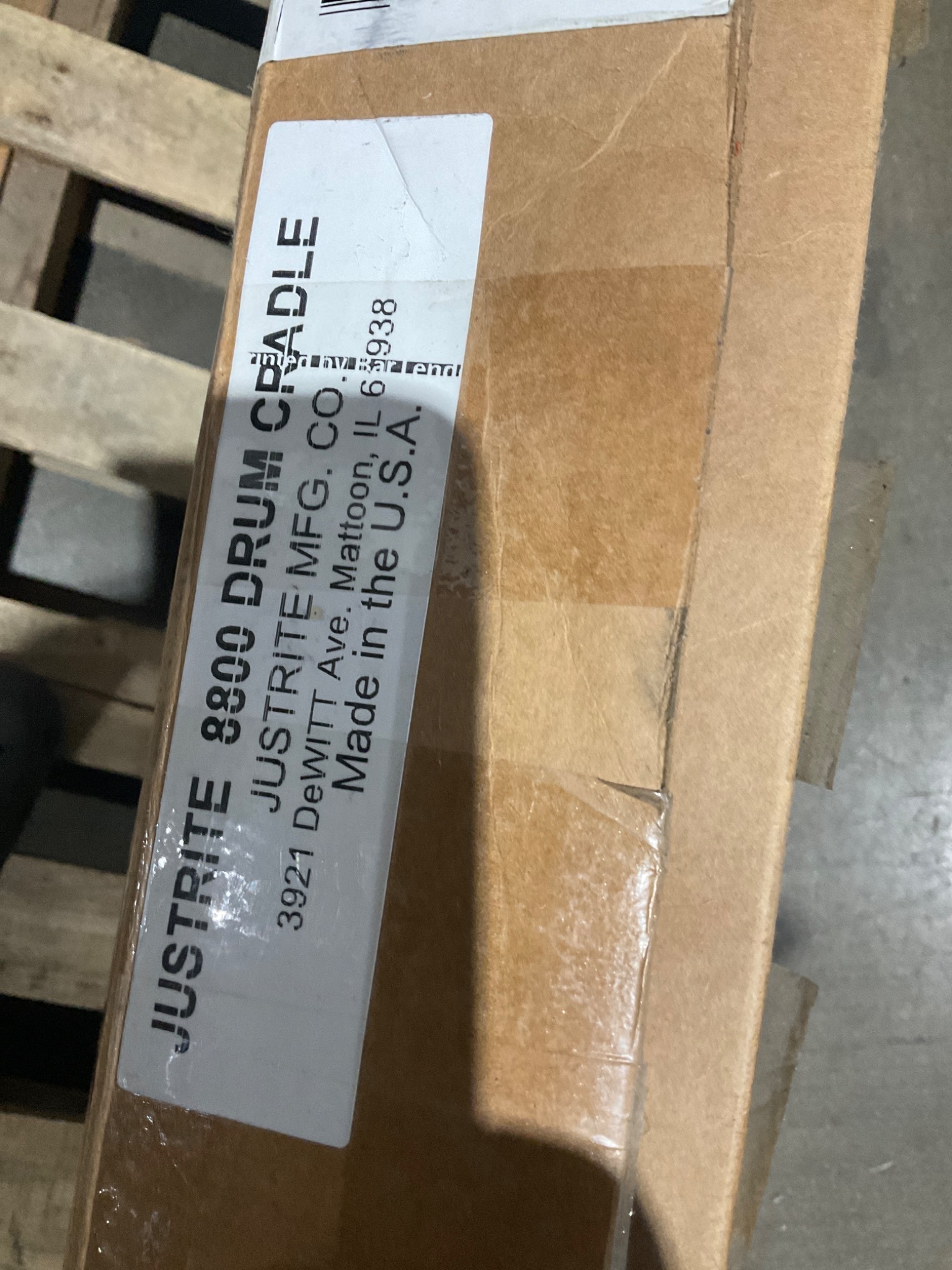 JUSTRITE 8800 Drum Cradle NEW 0