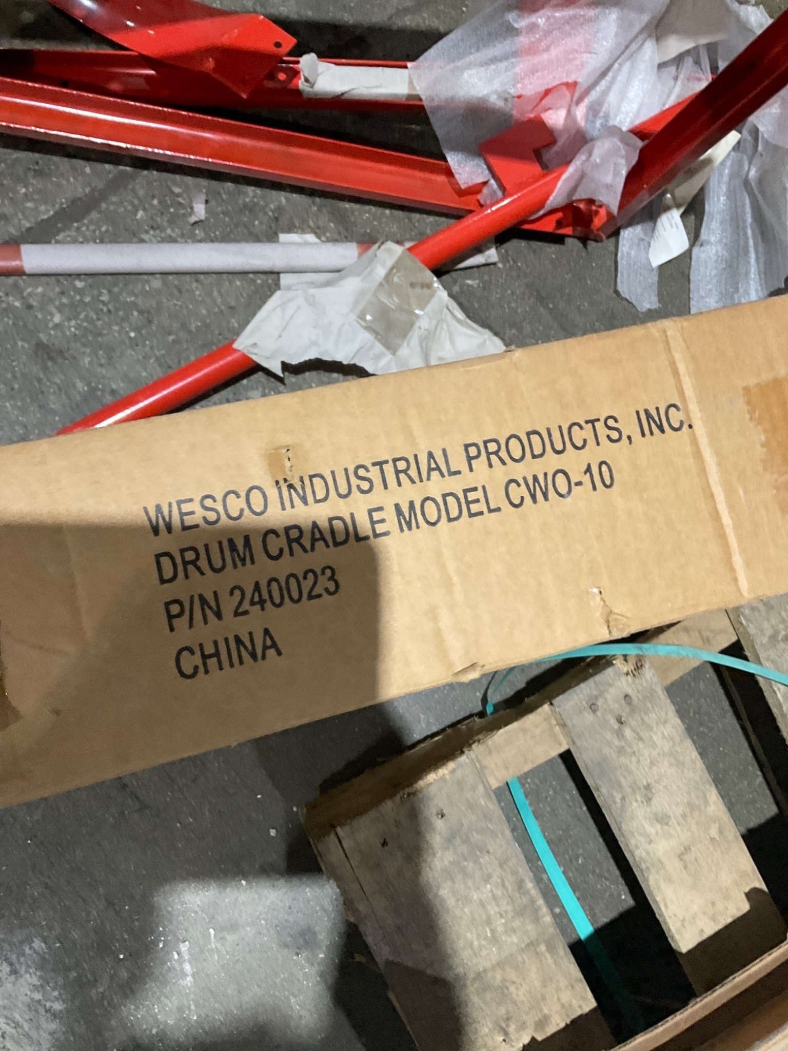 WESCO CW0‑10 Drum Cradle 240023 NEW 0