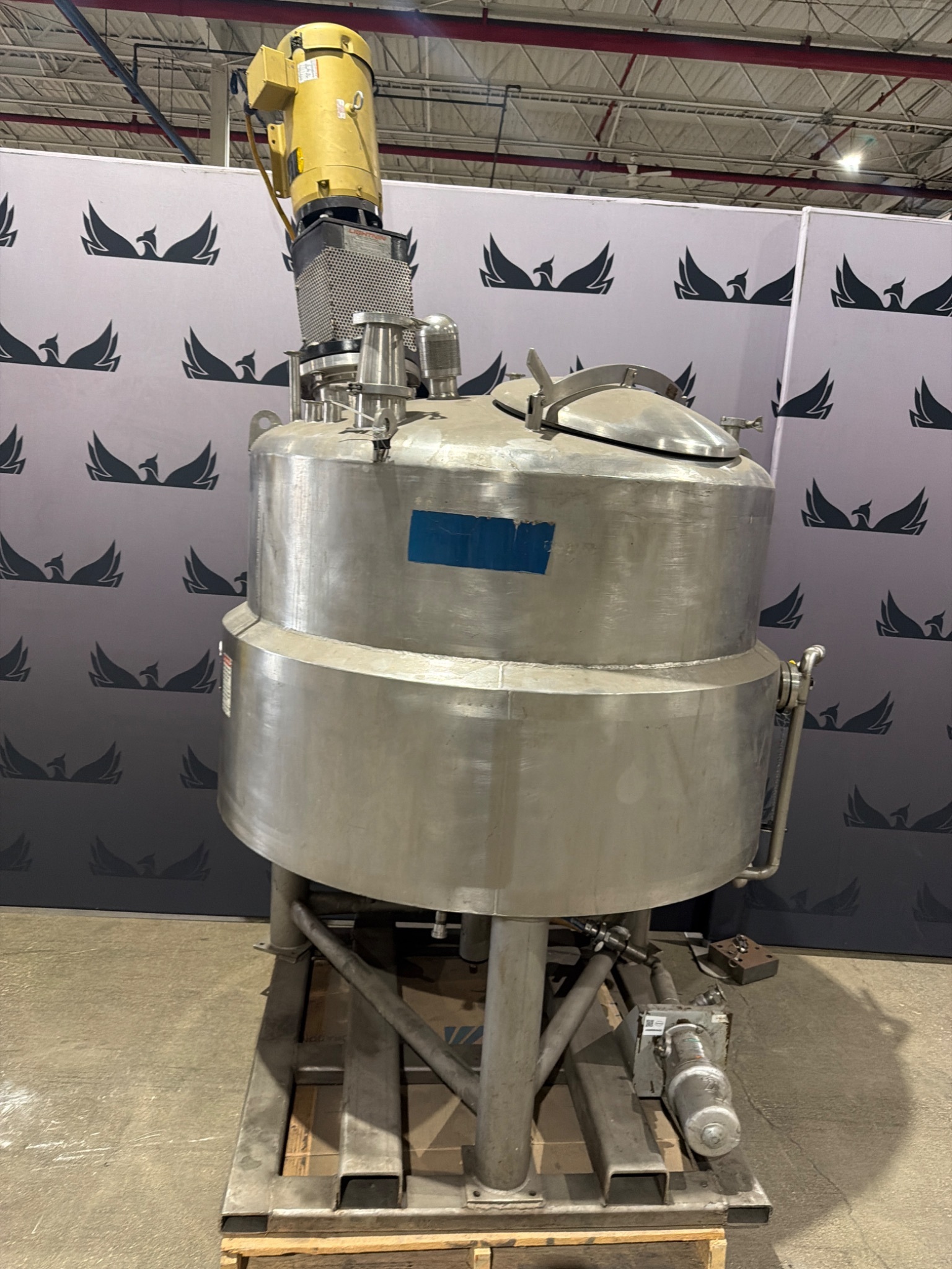 APV/CREPACO OH‑1290.5 Stainless Steel Jacketed Mixer w/ Baldor Motor USED 0
