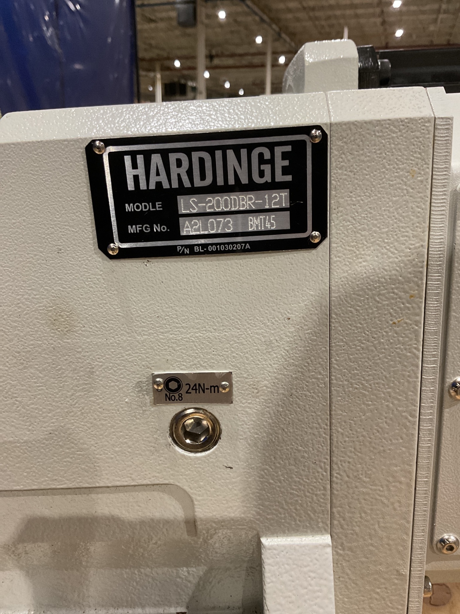 HARDINGE LS‑200DBR‑12T BMT45 12‑Station CNC Lathe Turret NEW 1
