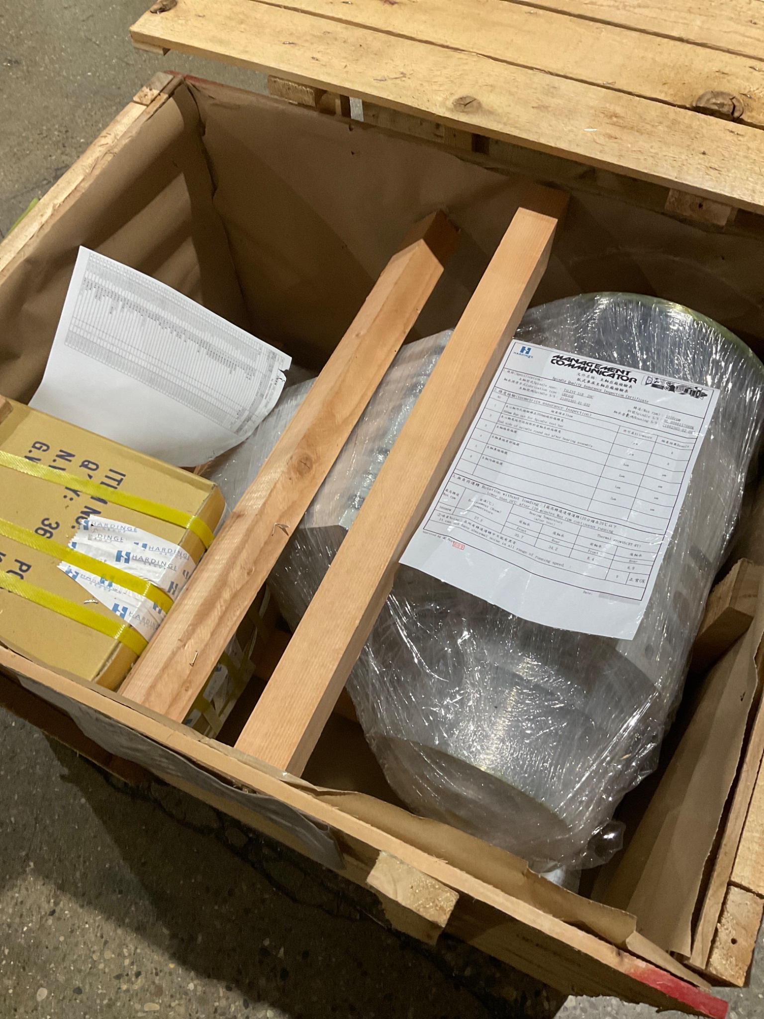 HARDINGE NL-000015708BK TALENT 51B 20C SPINDLE ASSEMBLY NEW 0