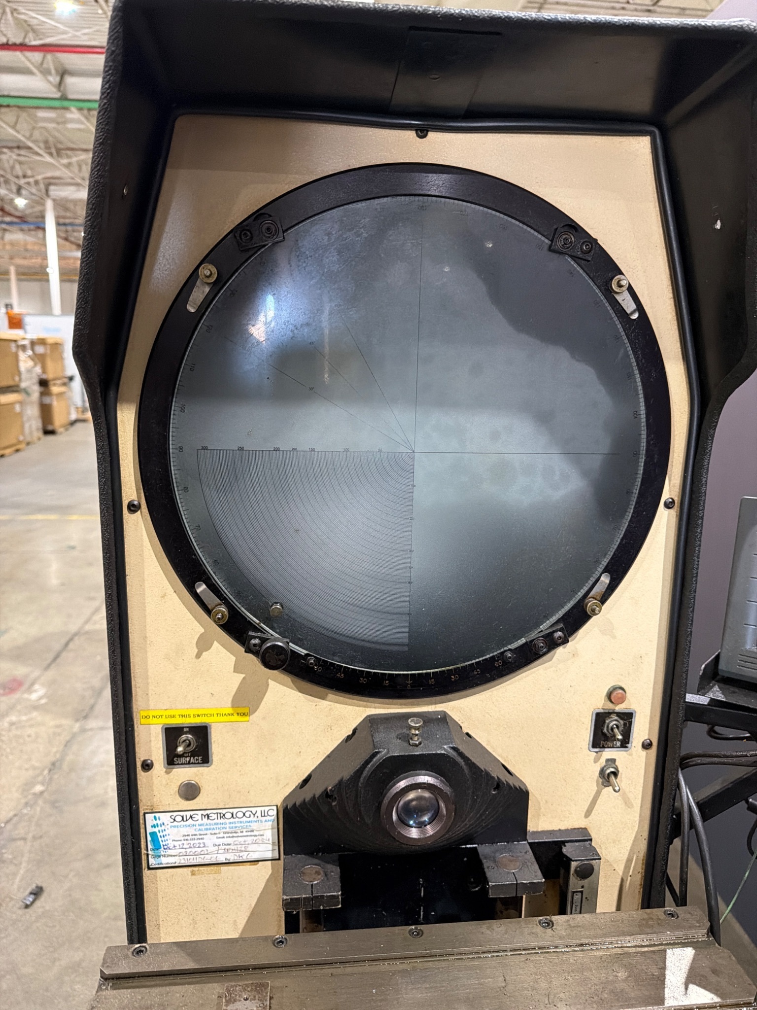 MICRO‑VU H14 Optical Comparator USED 1