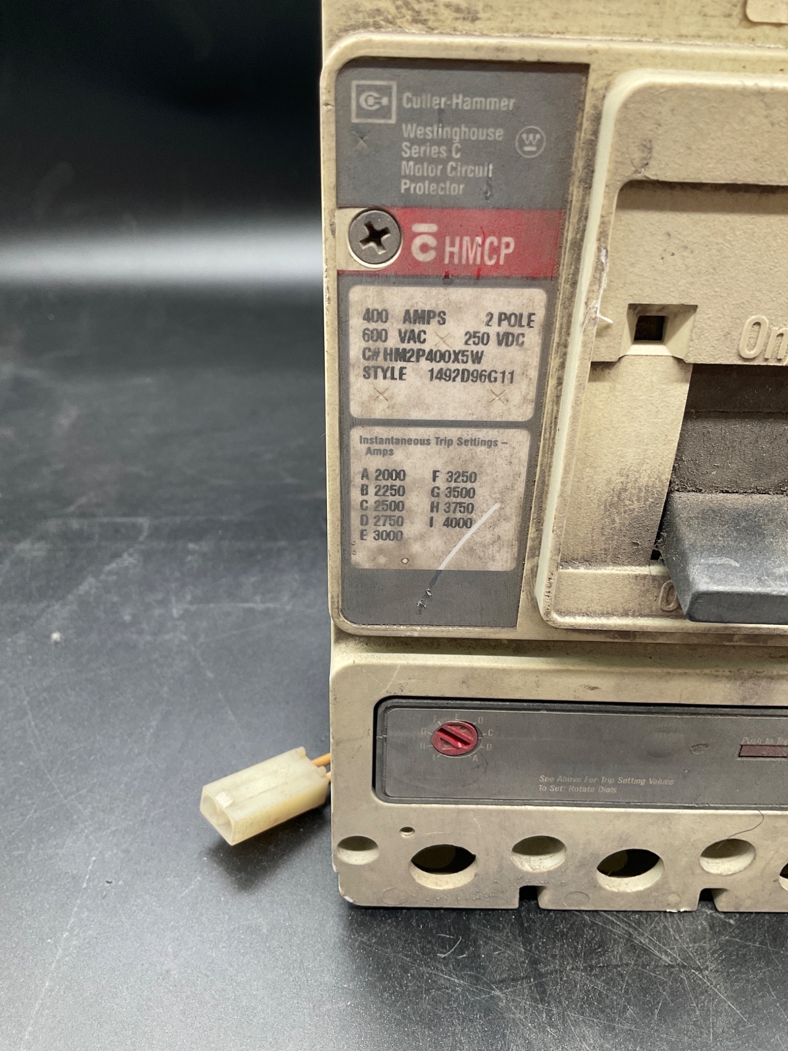 CUTLER‑HAMMER 1492D96G11 Motor Circuit Protector USED 1