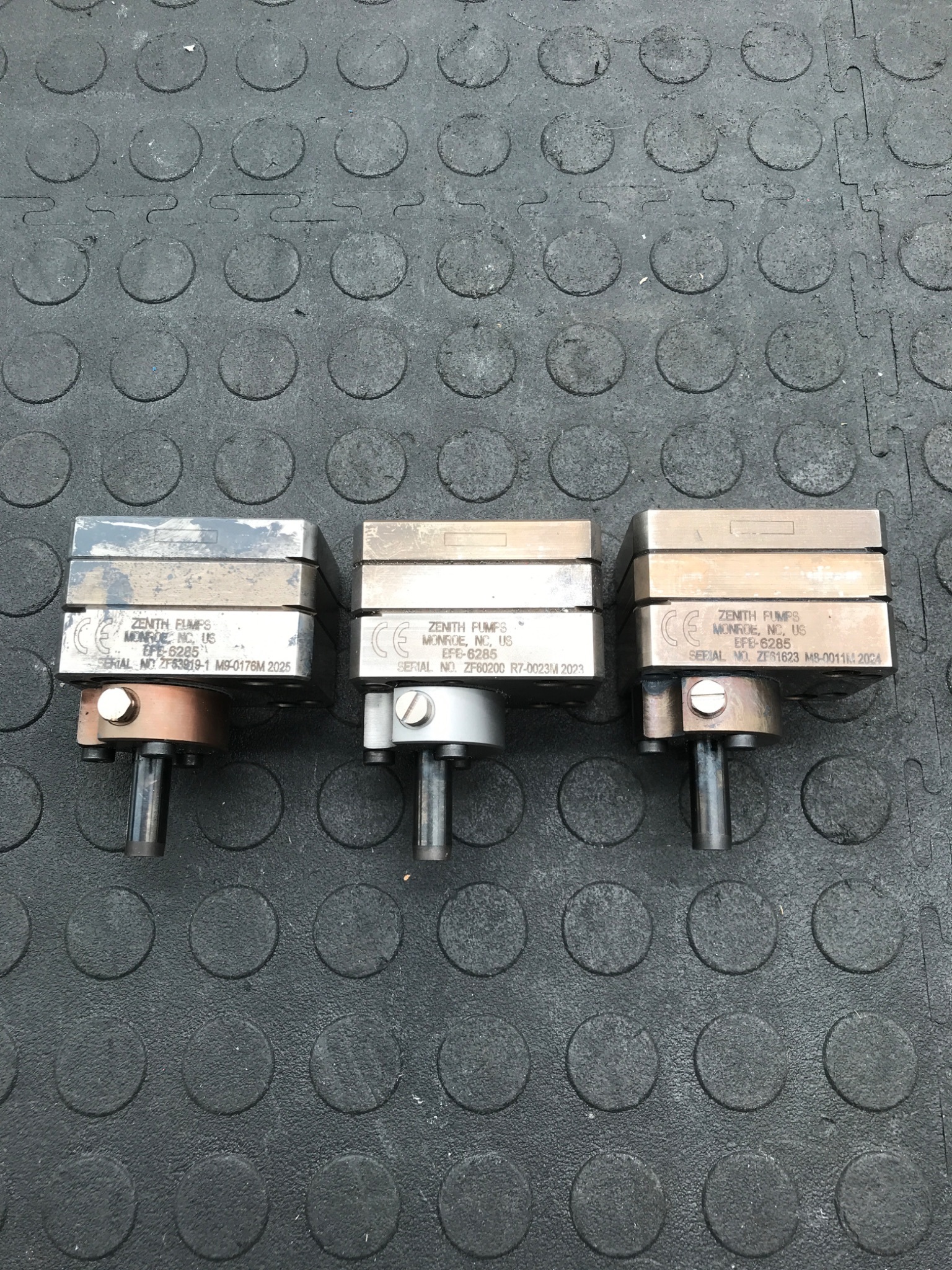 Zenith Gear Pump EO‑9999‑525‑000 (FANUC) Lot of 3 - USED 0
