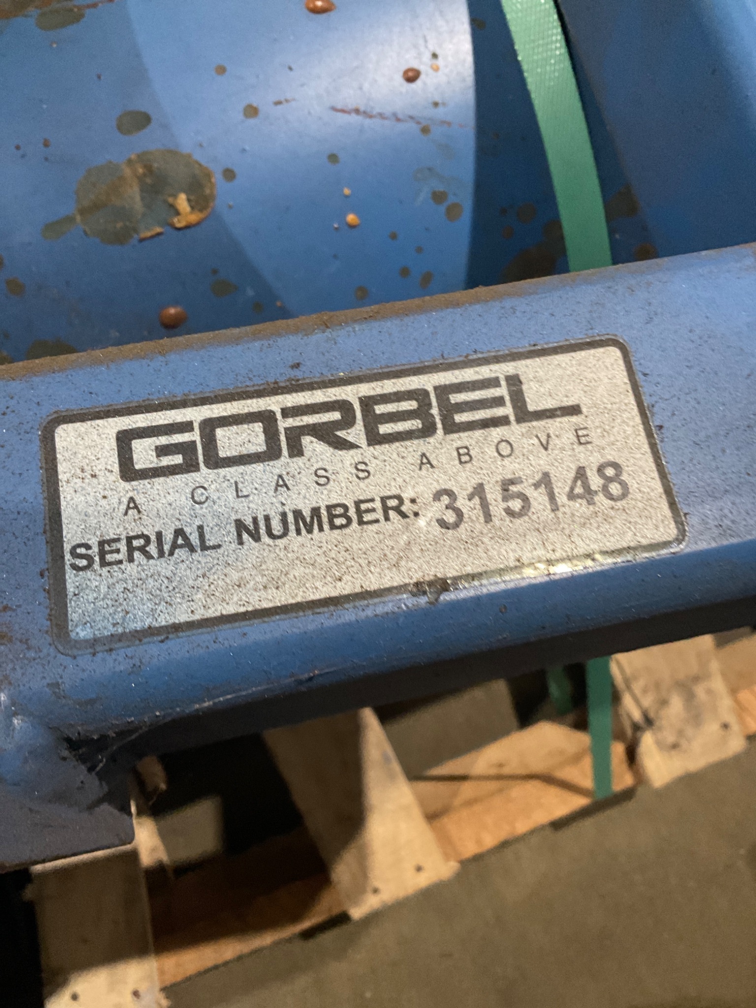 GORBEL 1000 LB Jib Crane USED 9