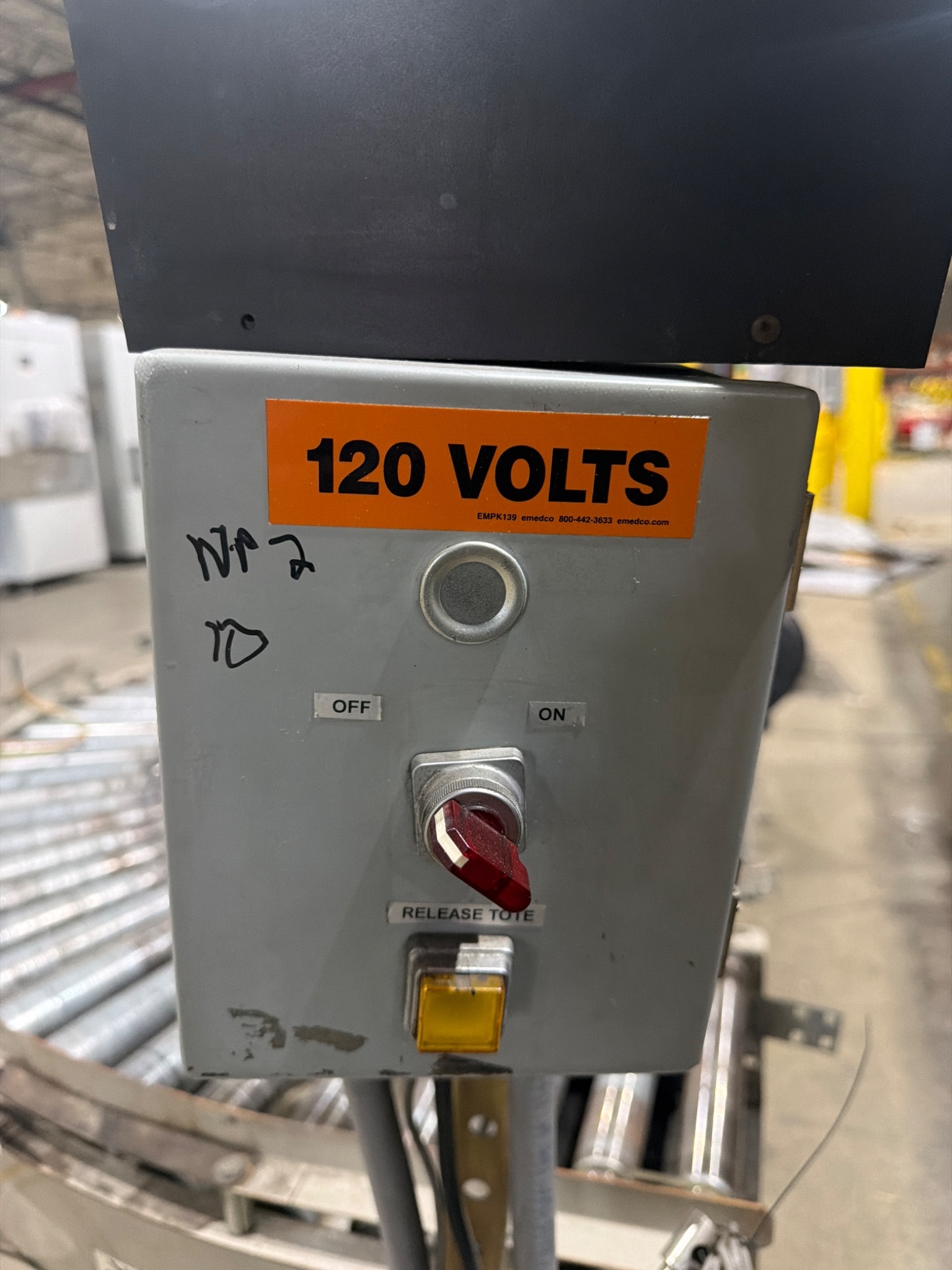 HK SYSTEMS UHS 180 Degree Motorized Roller Conveyor 120V USED 6