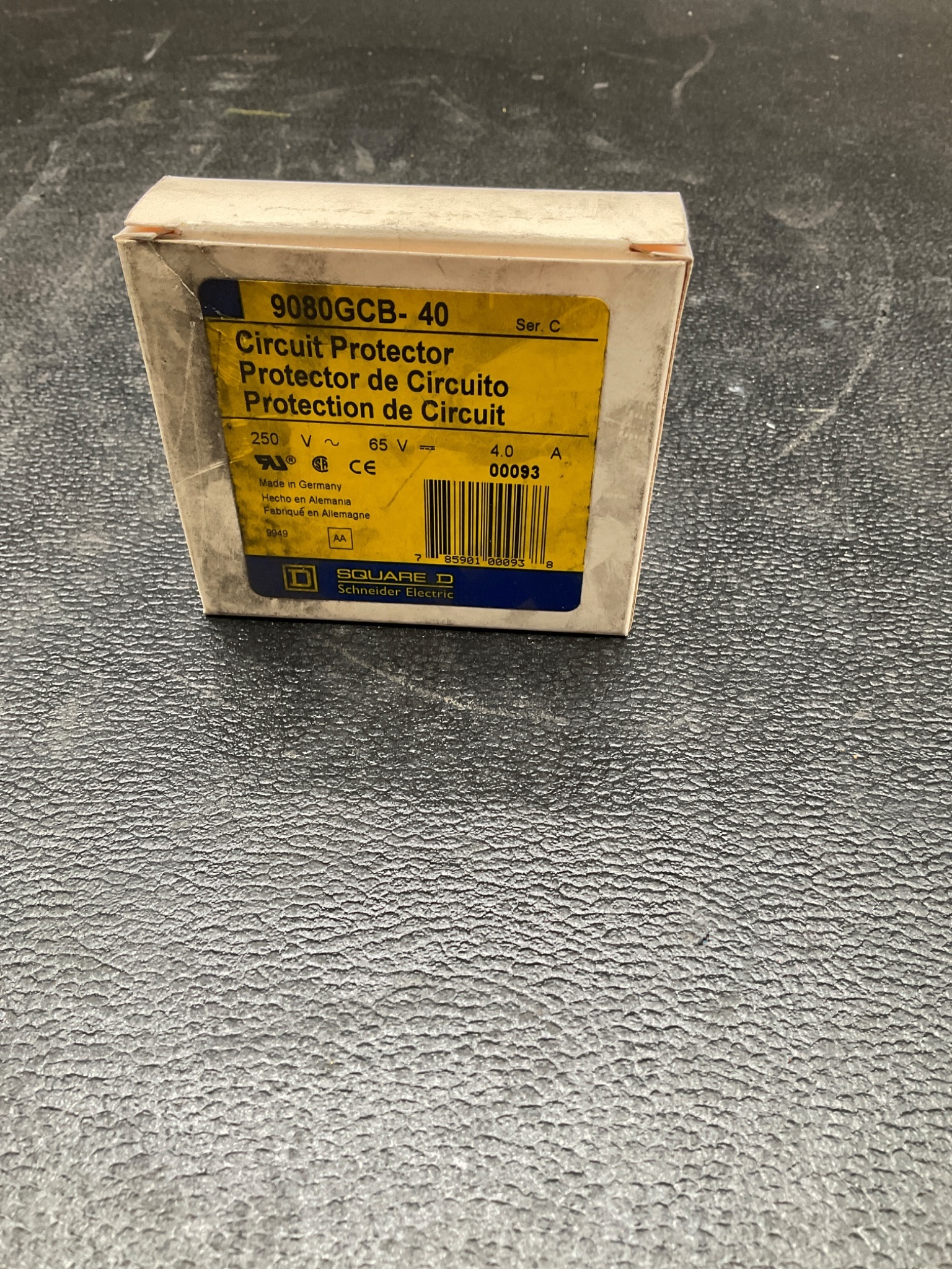 SQUARE D 9080GCB-40 Circuit Protector NEW 0