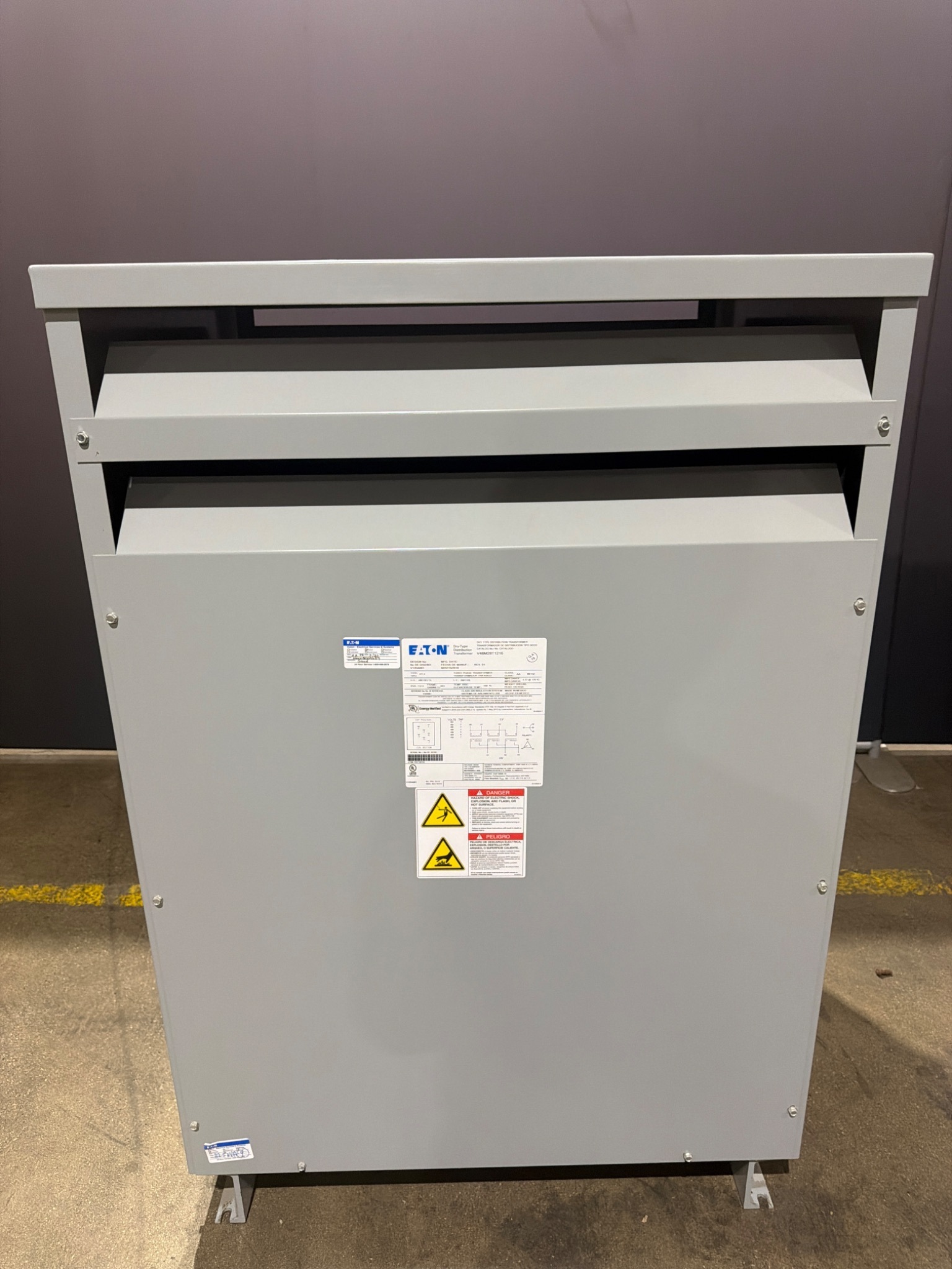 EATON V48M28T1216 15 kVA Dry Type Distribution Transformer USED 0