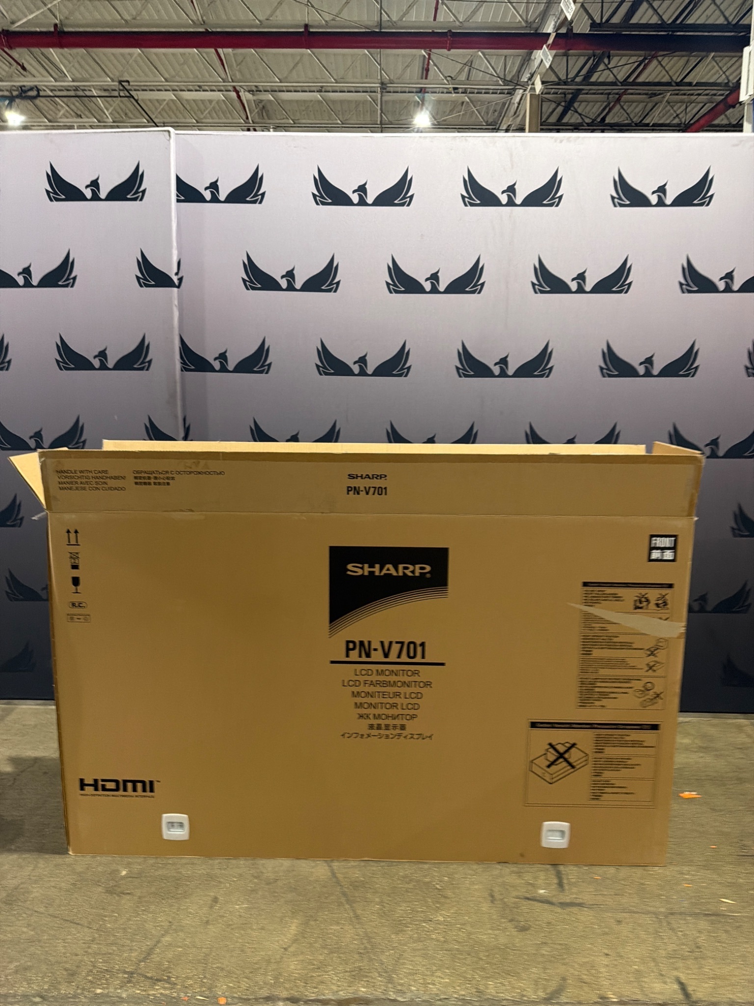 SHARP PN-V701 70" LCD Commercial Display Monitor NEW 0