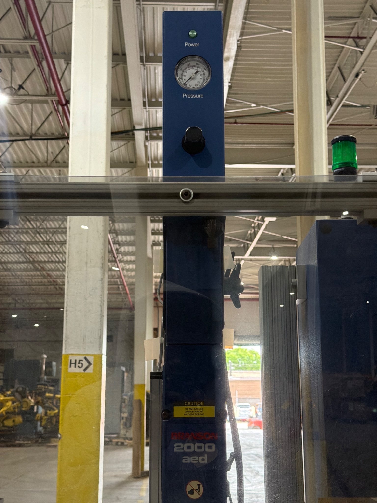 BRANSON 2000D/AED Rotary Index Ultrasonic Welder 3300W USED 7