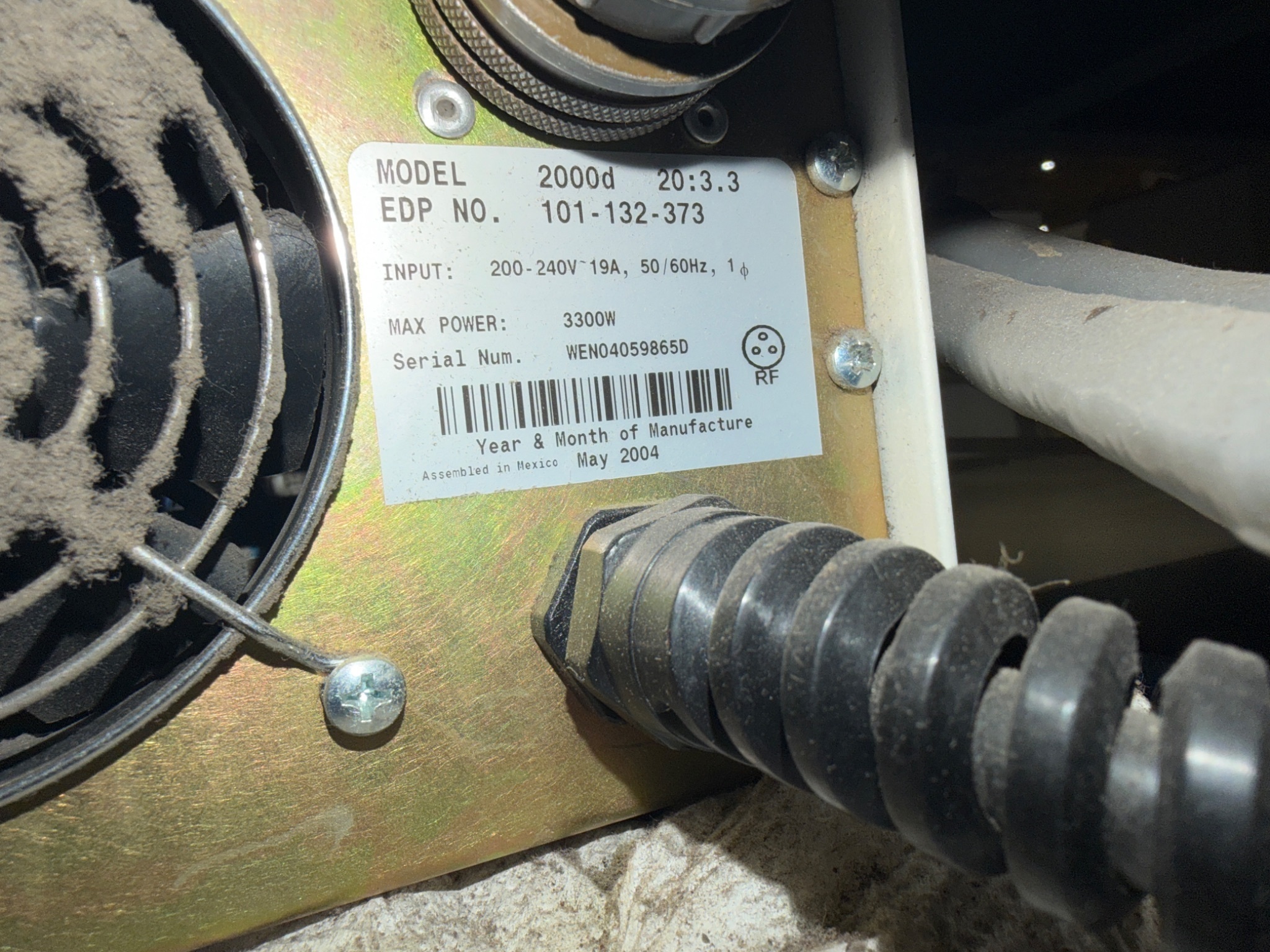 BRANSON 2000D/AED Rotary Index Ultrasonic Welder 3300W USED 10