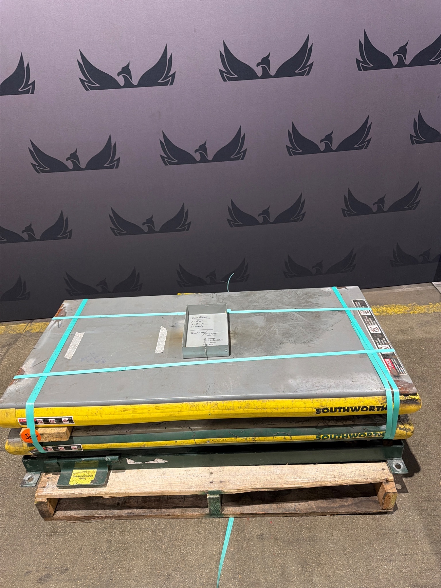 SOUTHWORTH LS6-36 Hydraulic Lift Table USED 0