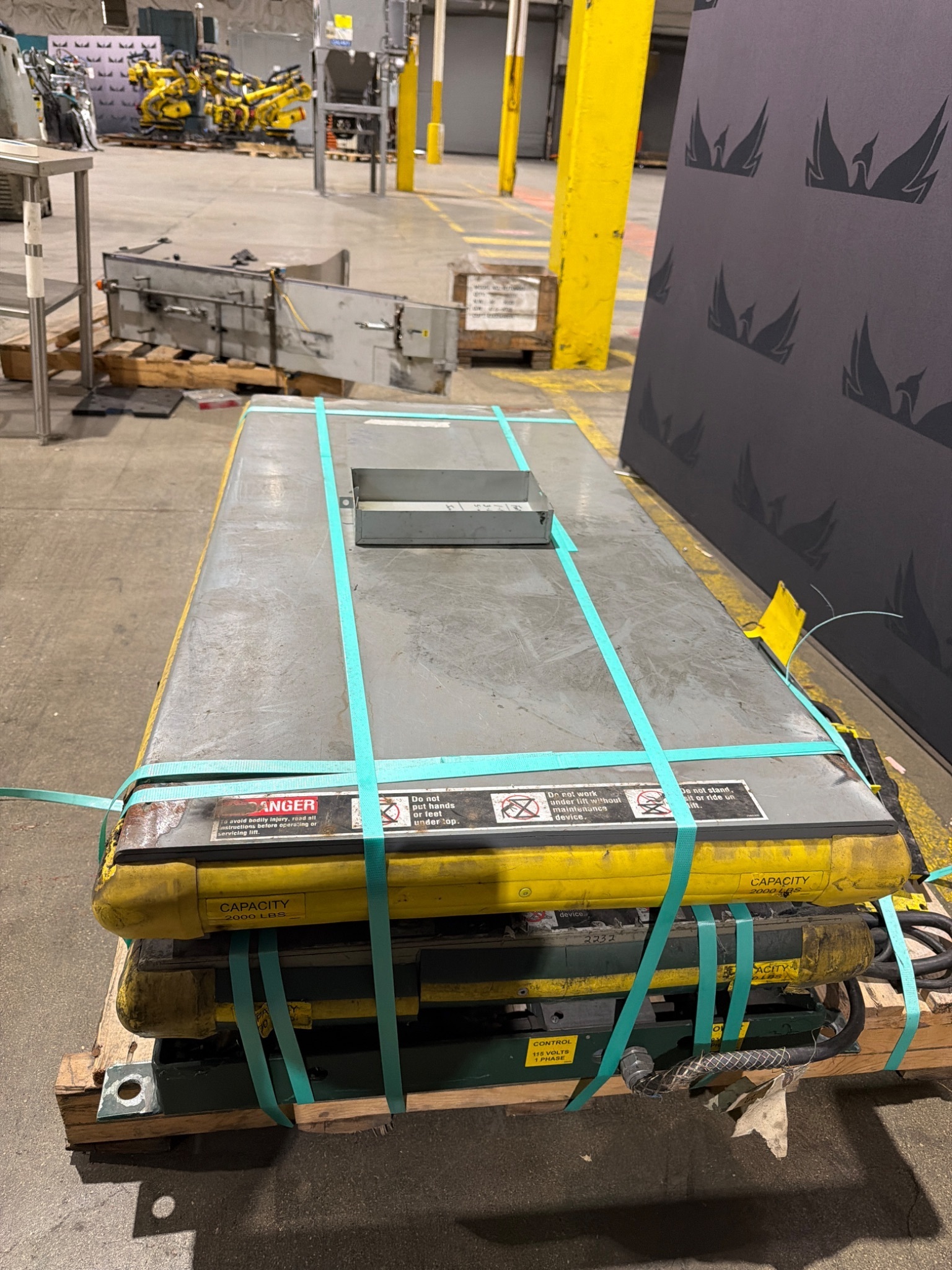 SOUTHWORTH LS6-36 Hydraulic Lift Table USED 2