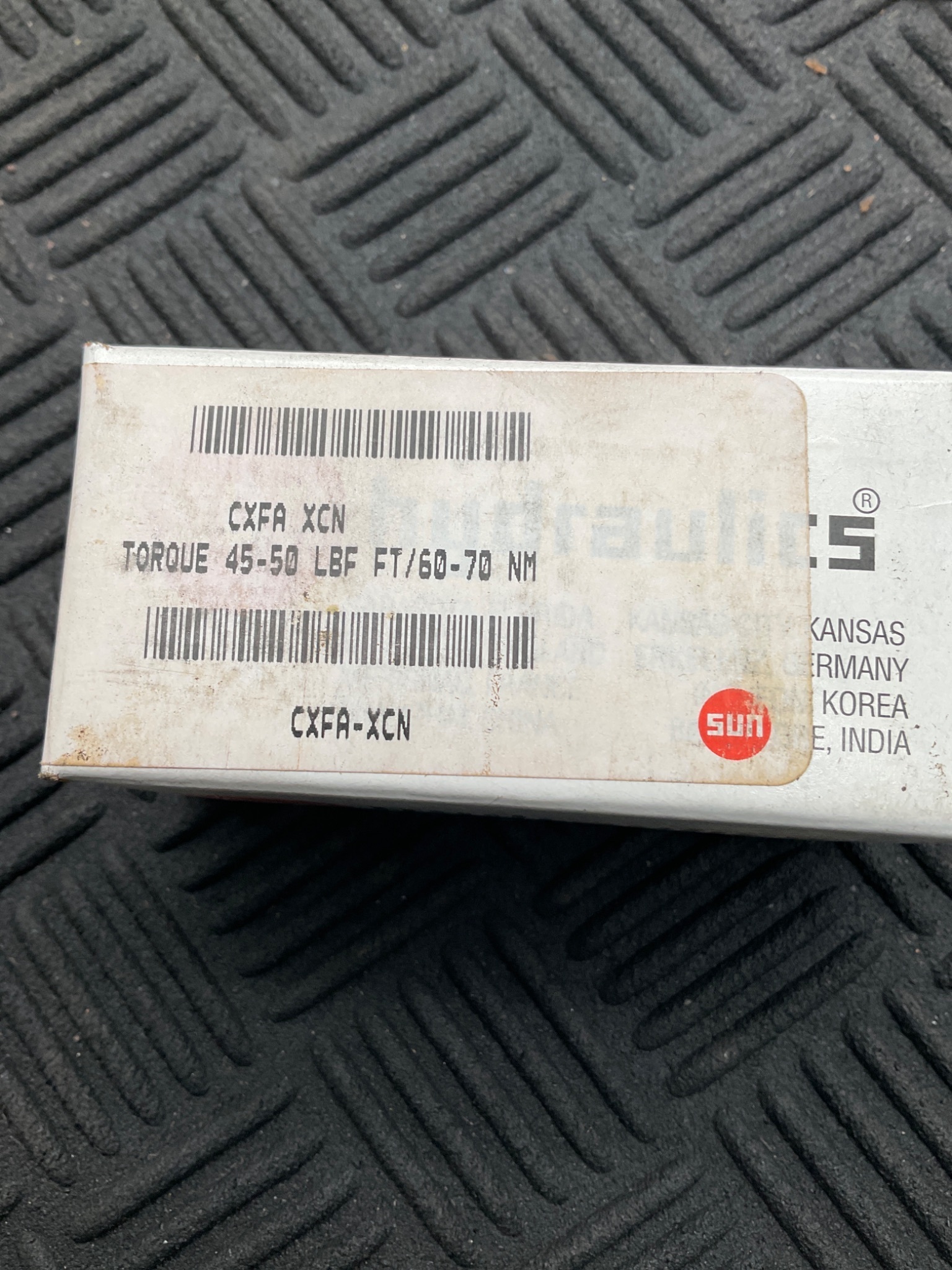 SUN Hydraulics CXFA‑XCN Torque Limiting Cartridge Valve NEW 2