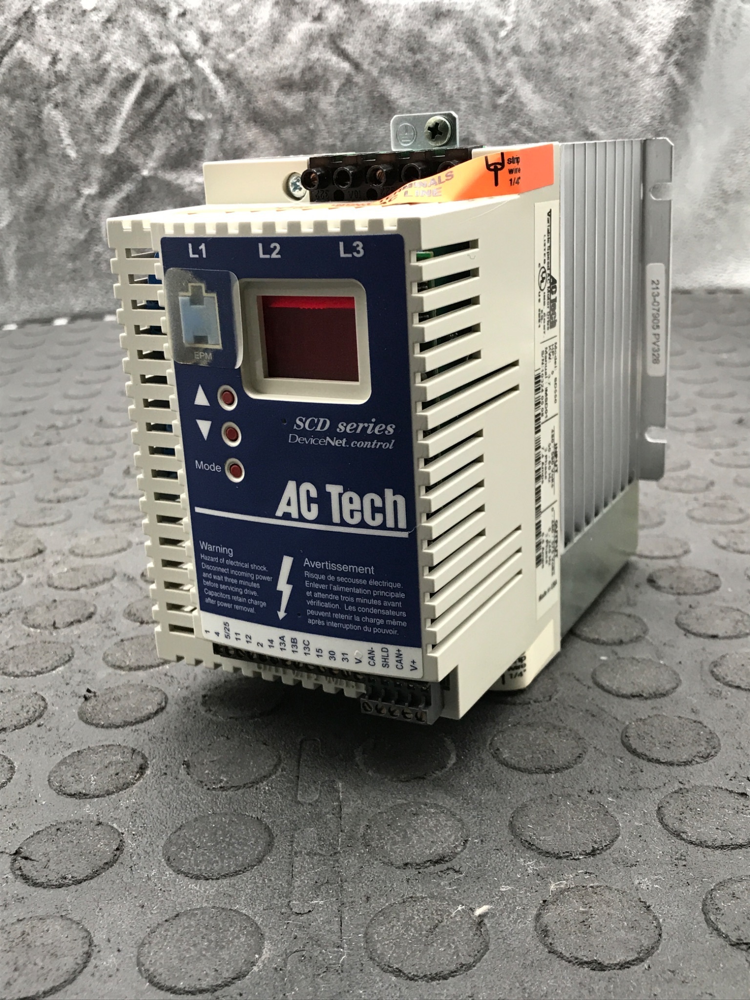 AC TECH SD550 Variable Frequency Drive 7.5HP 480V 3‑Phase USED 0