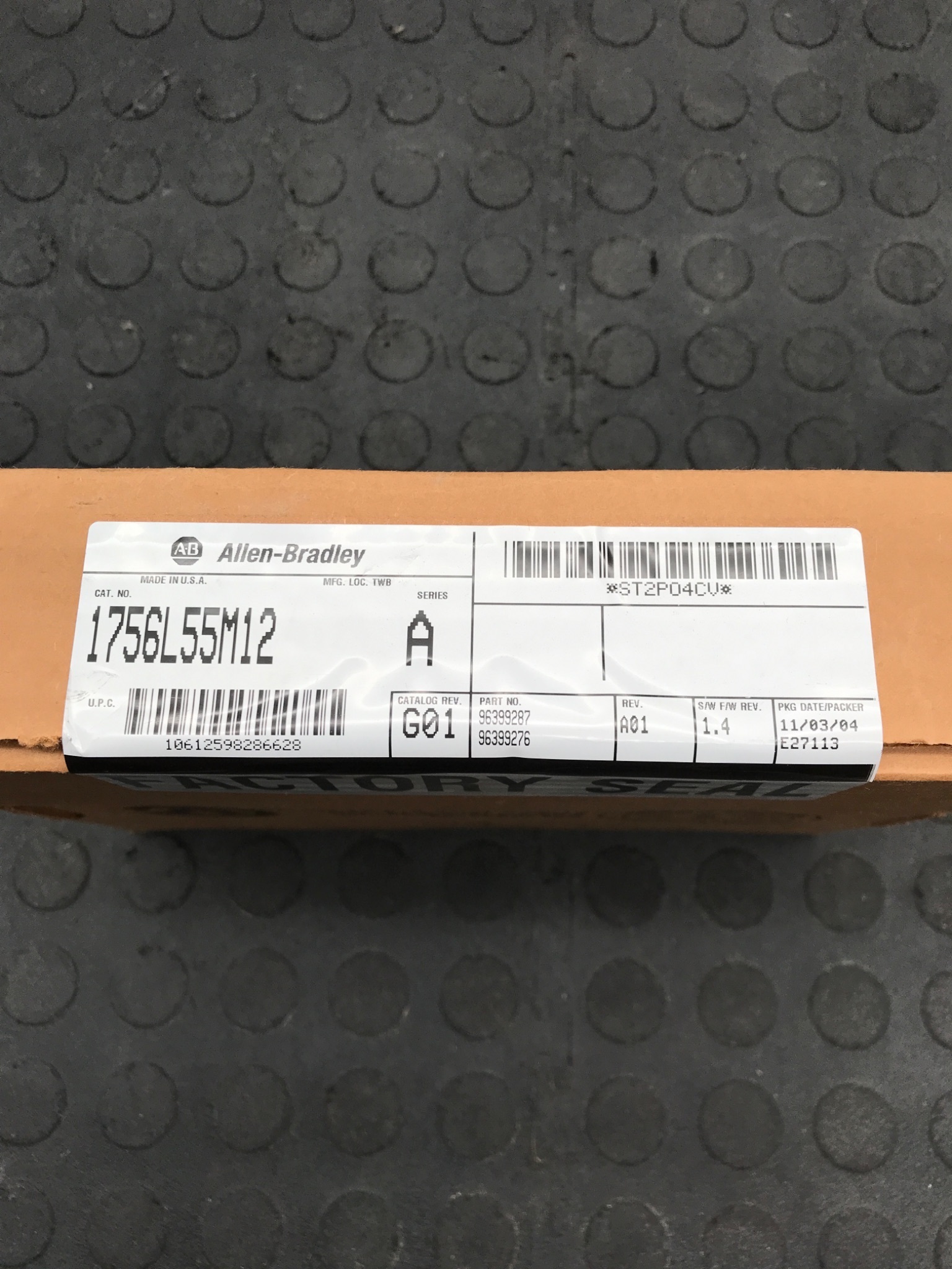 ALLEN‑BRADLEY 1756‑L55M12/A ControlLogix Processor NEW 1