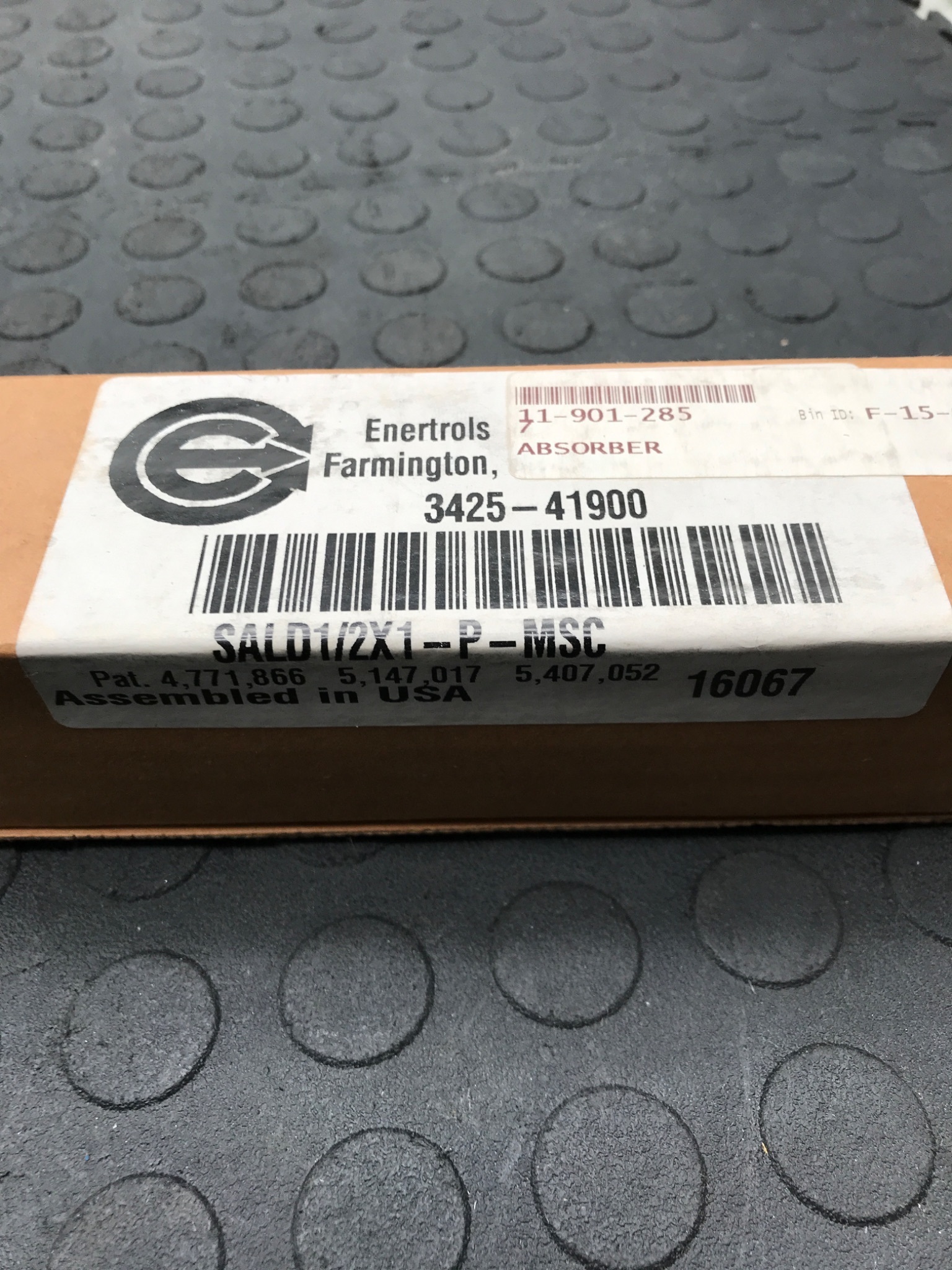 ENERTROLS SALD 1/2 x 1‑P‑MSC Adjustable Shock Absorber NEW 4