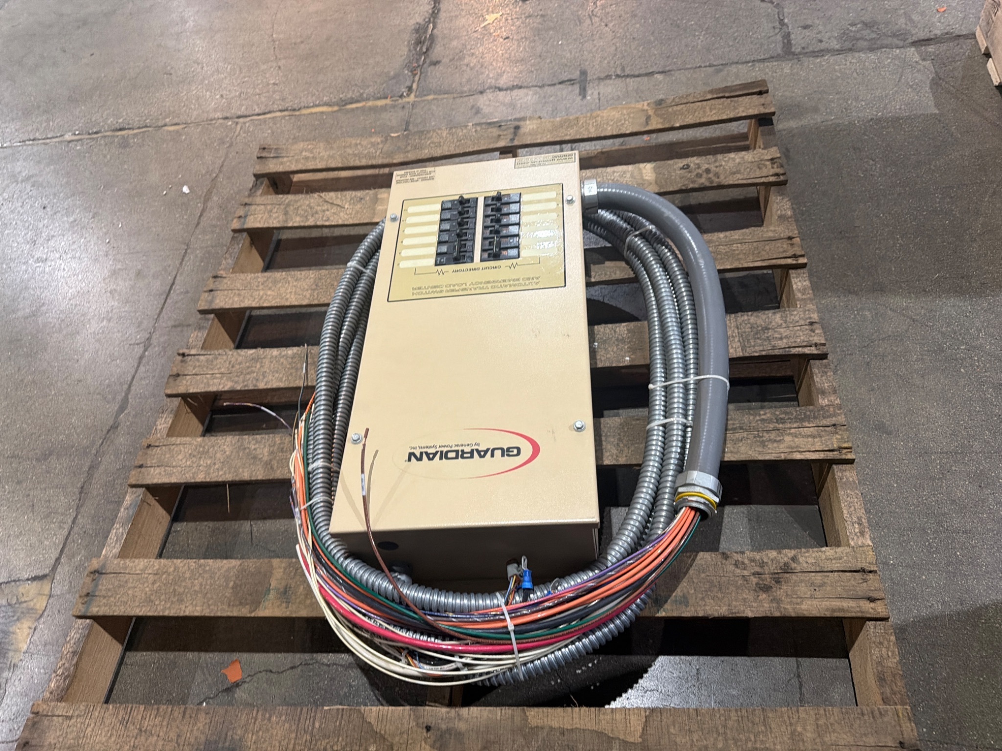 GENERAC GUARDIAN 100A Automatic Transfer Switch w/ Breaker Panel USED 3