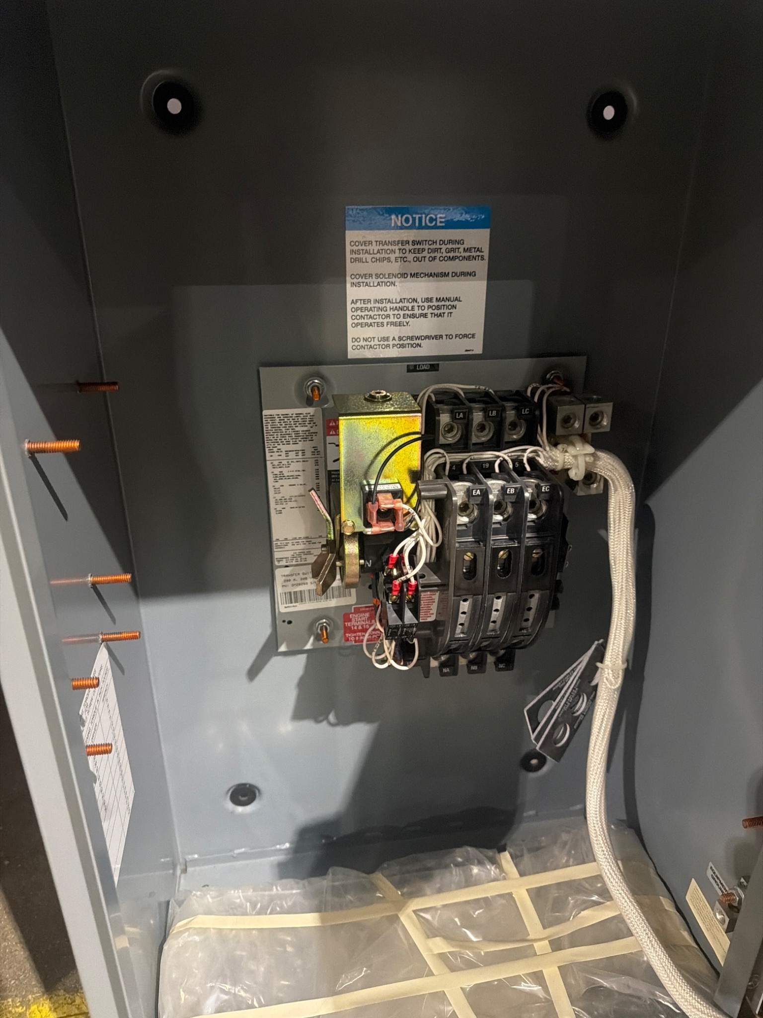 KOHLER KCT‑ACTC‑0200S 200A Automatic Transfer Switch 208V 3‑Phase NEW 4