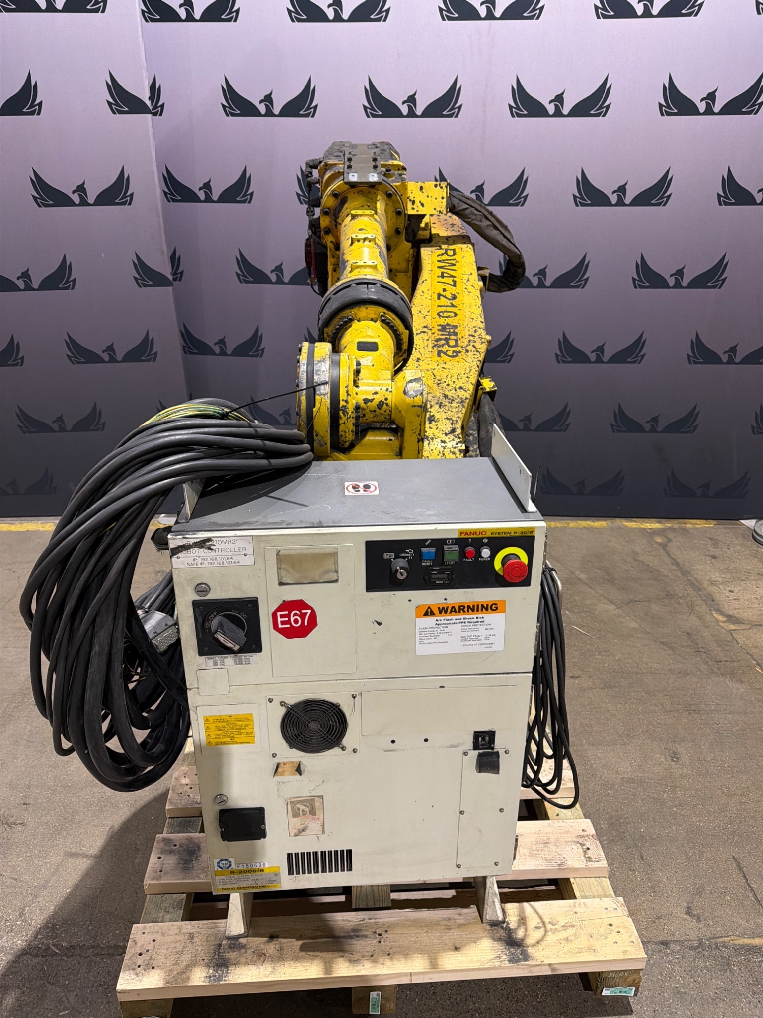 FANUC R-2000iB/210F Complete w/ R-30iB Controls USED 0