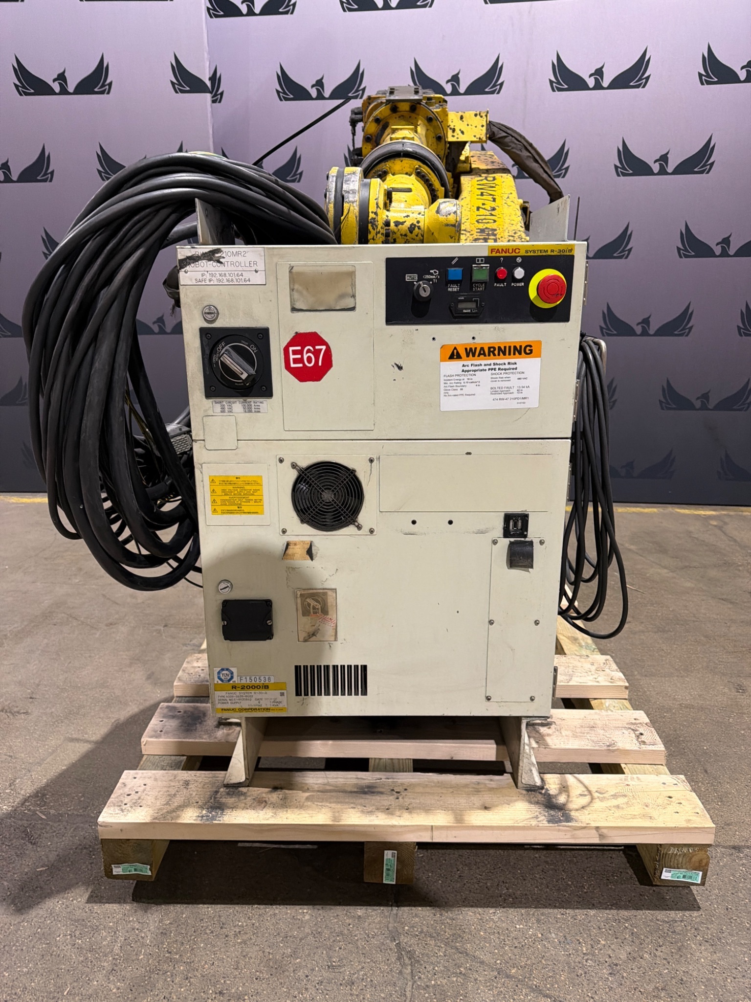 FANUC R-2000iB/210F Complete w/ R-30iB Controls USED 1