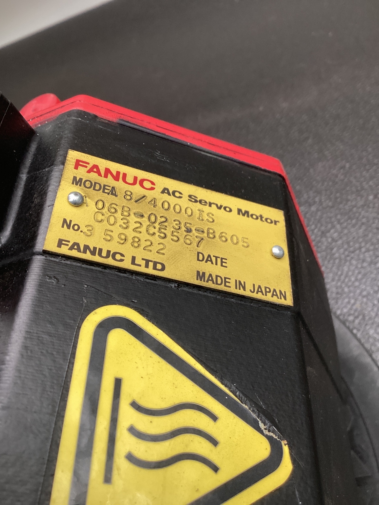 FANUC A06B‑0235‑B605 AiS 8/4000 AC Servo Motor NEW 5