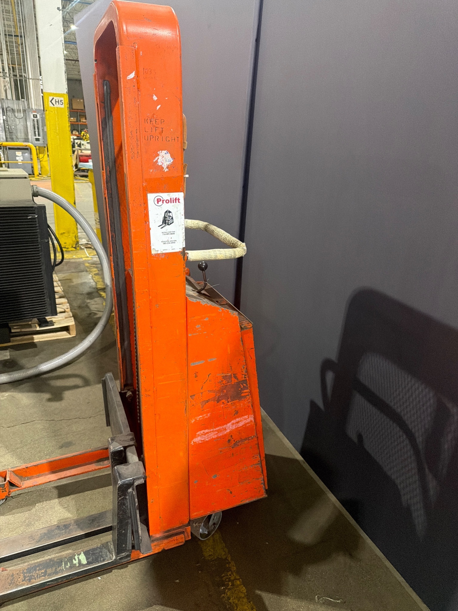 PRESTO B‑652‑1500 Hydraulic Lift Truck 1500 lb Capacity USED 1