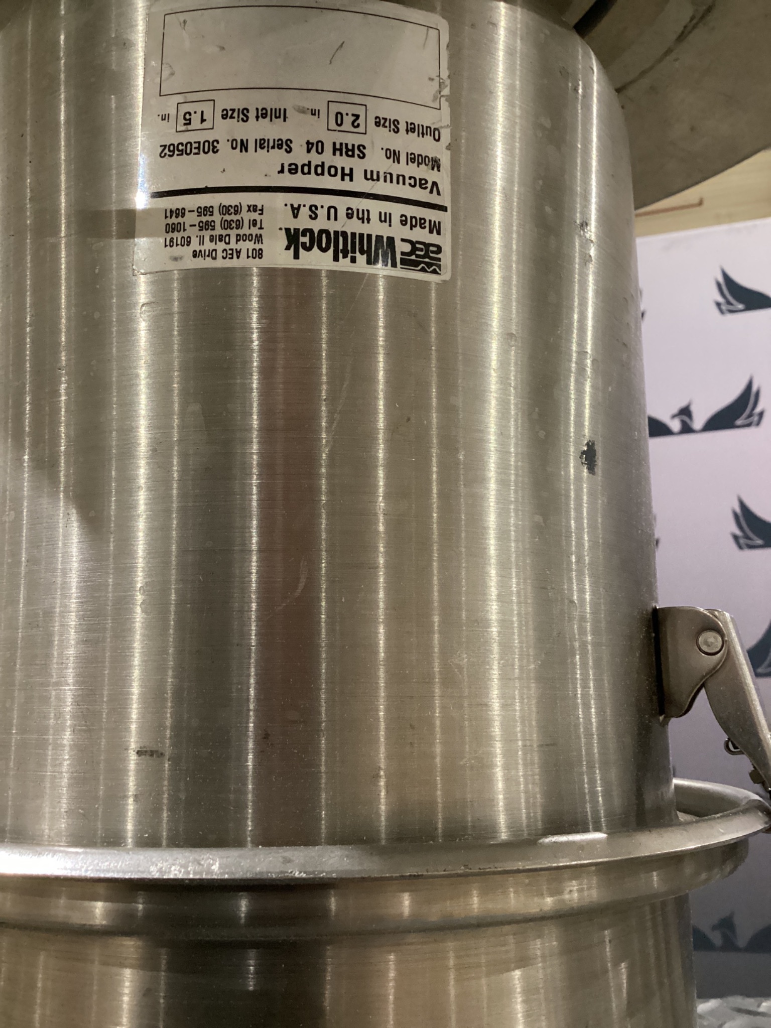 AEC WHITLOCK SRH-04 Vacuum Hopper Loader USED 3