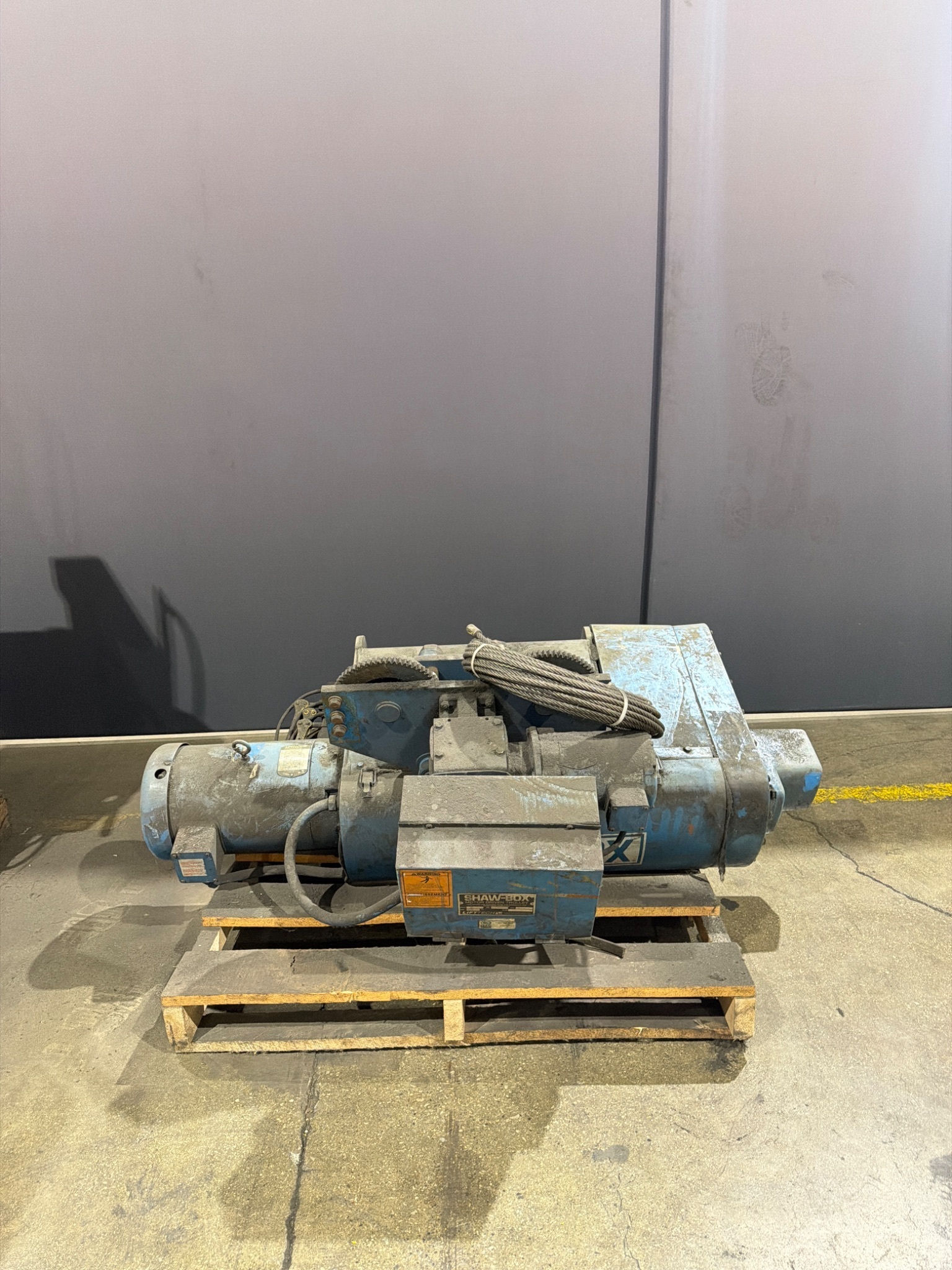 SHAW-BOX 72L05026S1521000 5 Ton Electric Chain Hoist USED 0