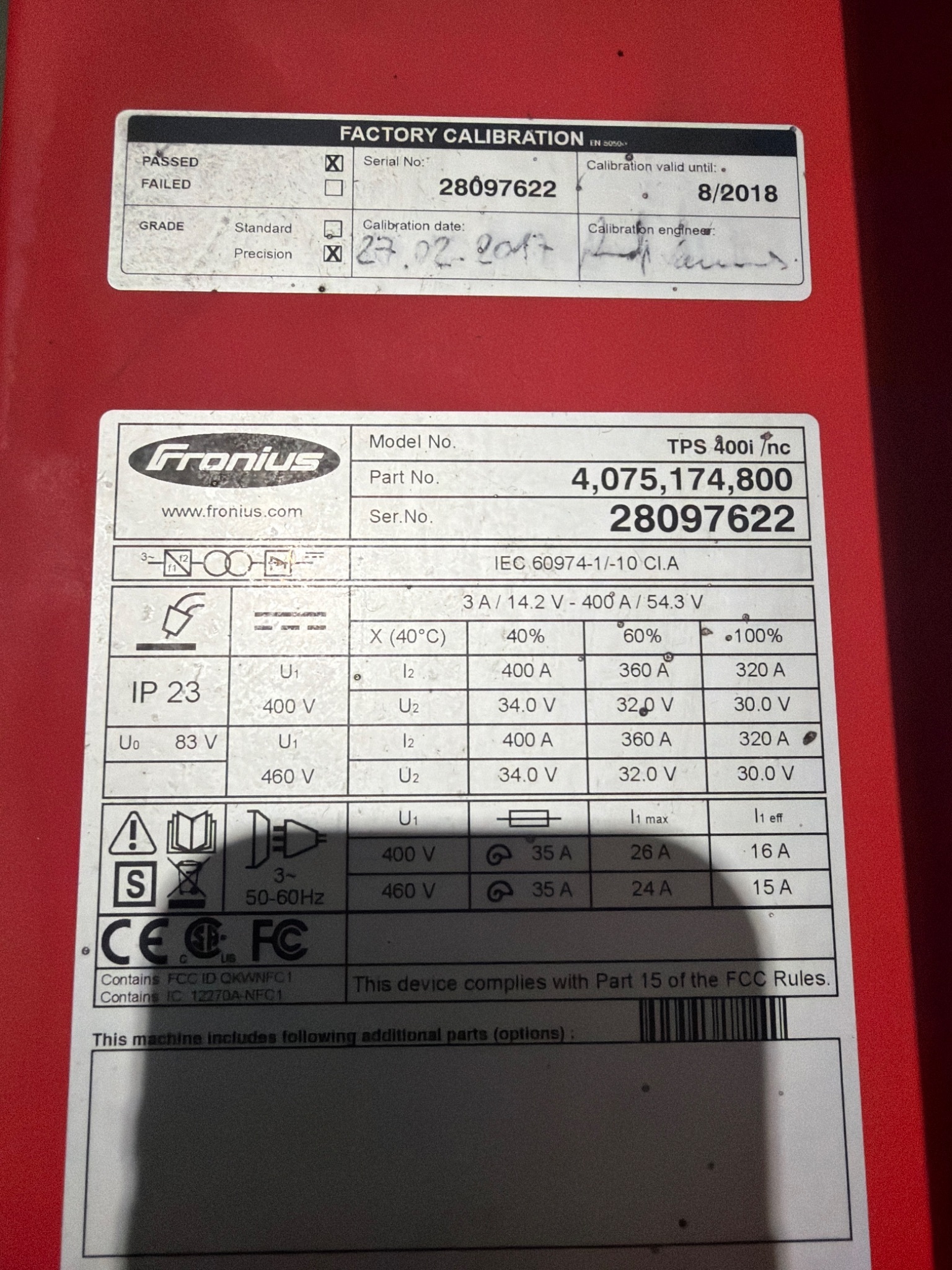FANUC ArcMate 120iC Robot Complete w/ R‑30iB Controller & Fronius Welding System 6