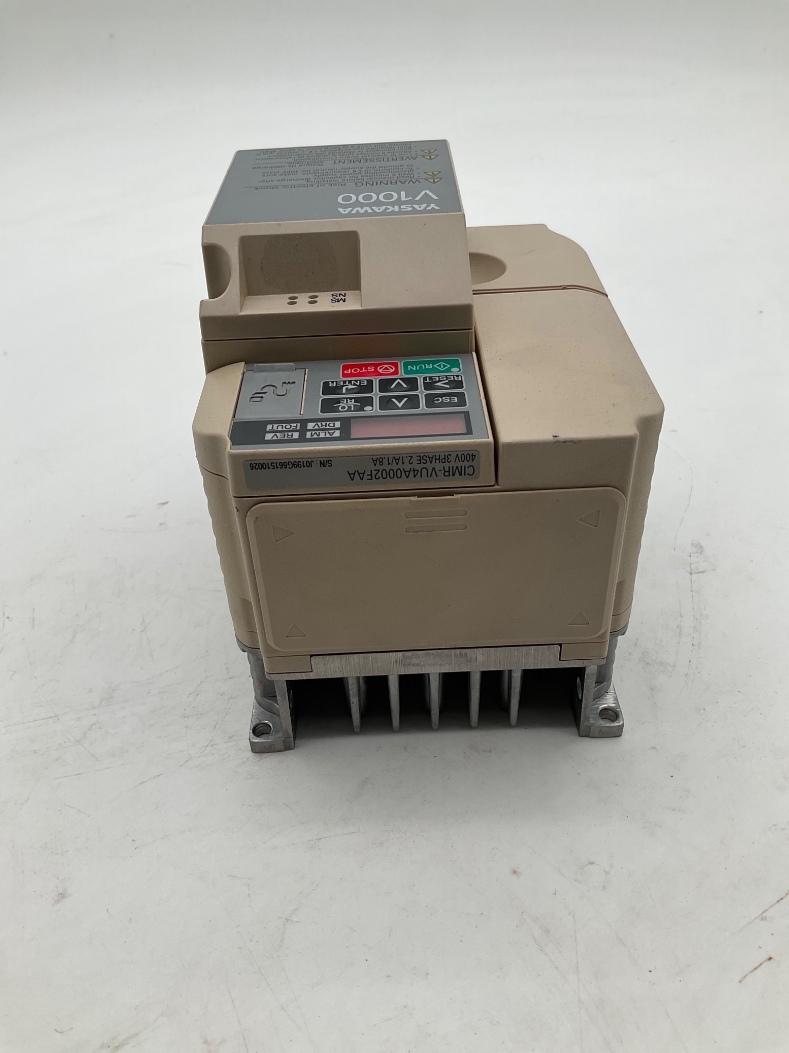 YASKAWA CIMR-VU4A0002FAA V1000 Variable Frequency Drive USED 4