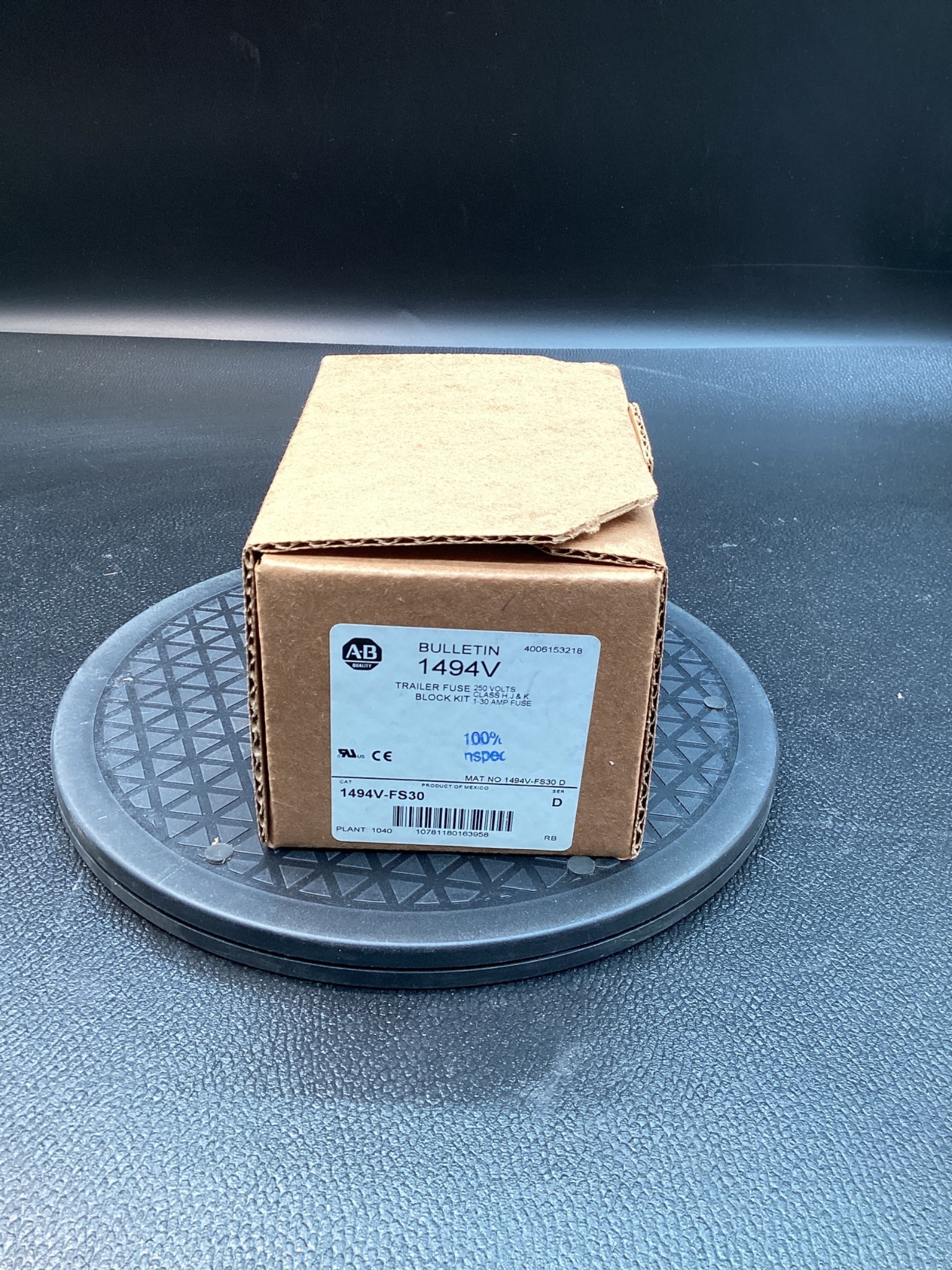 ALLEN BRADLEY 1494V-FS30 Trailer Fuse Block NEW 0
