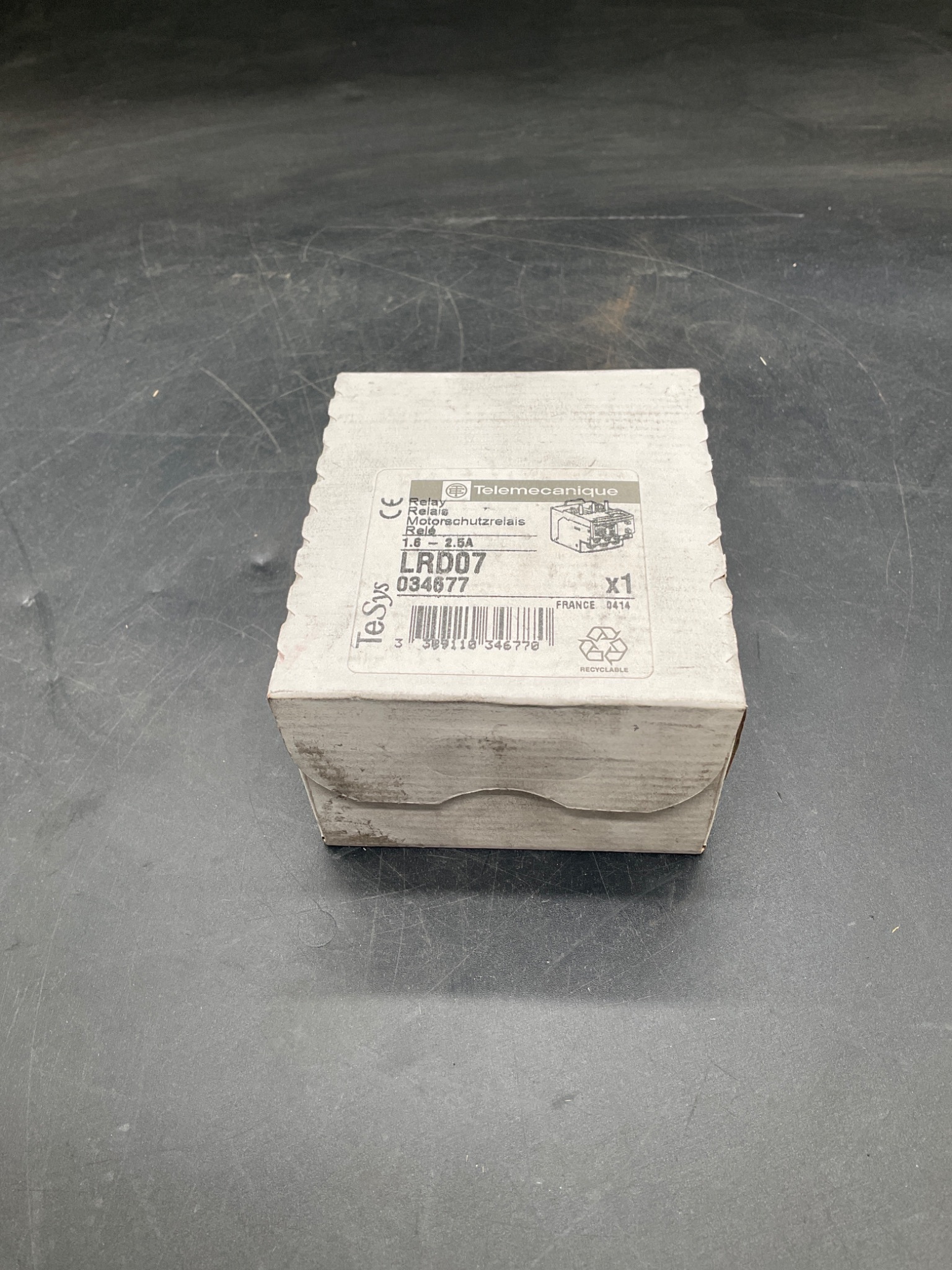 TELEMECANIQUE LRD07 Thermal Overload Relay 1.6-2.5A NEW 1
