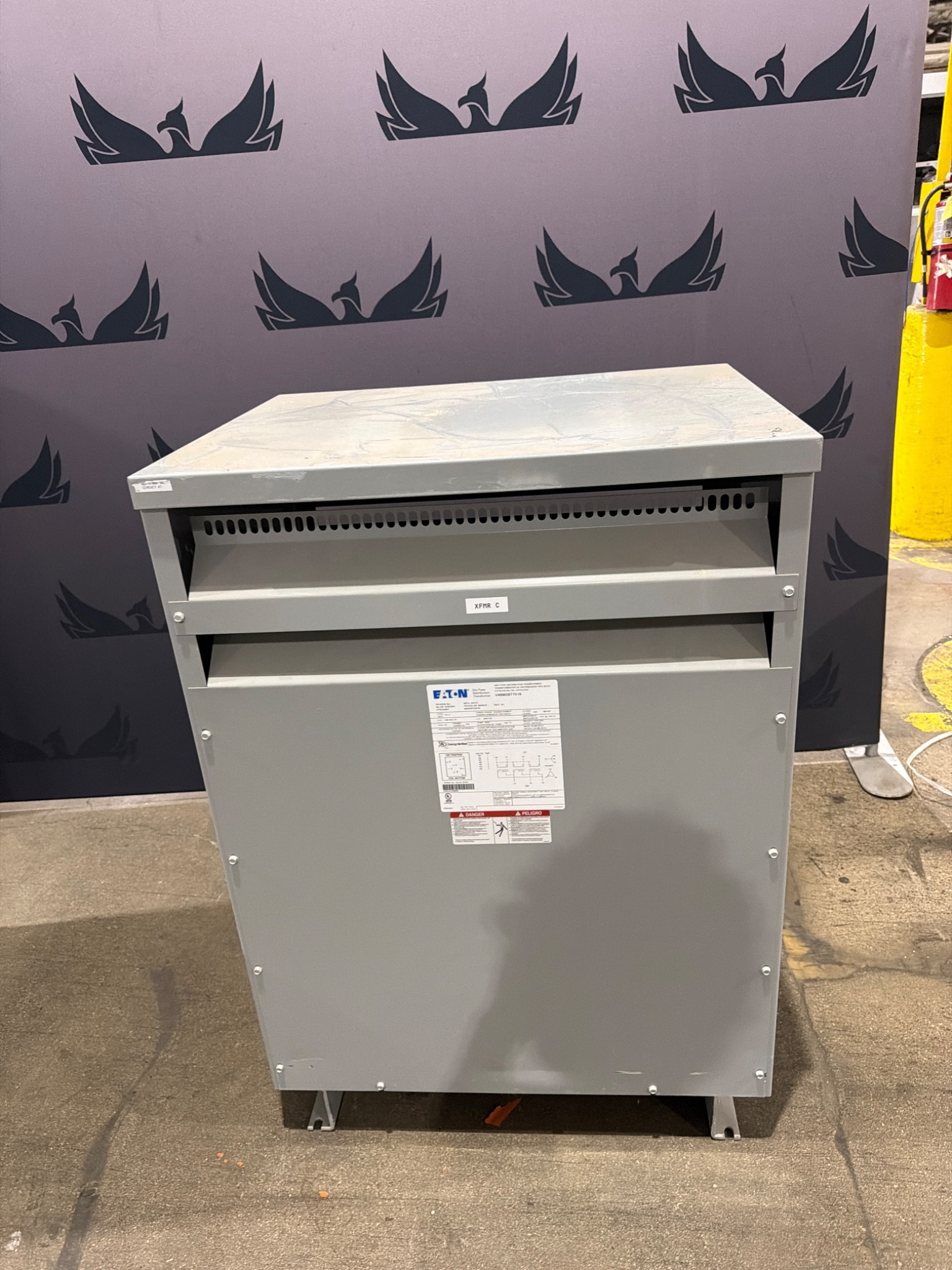 EATON V48M28T7516 75 kVA Dry Type Distribution Transformer USED 0