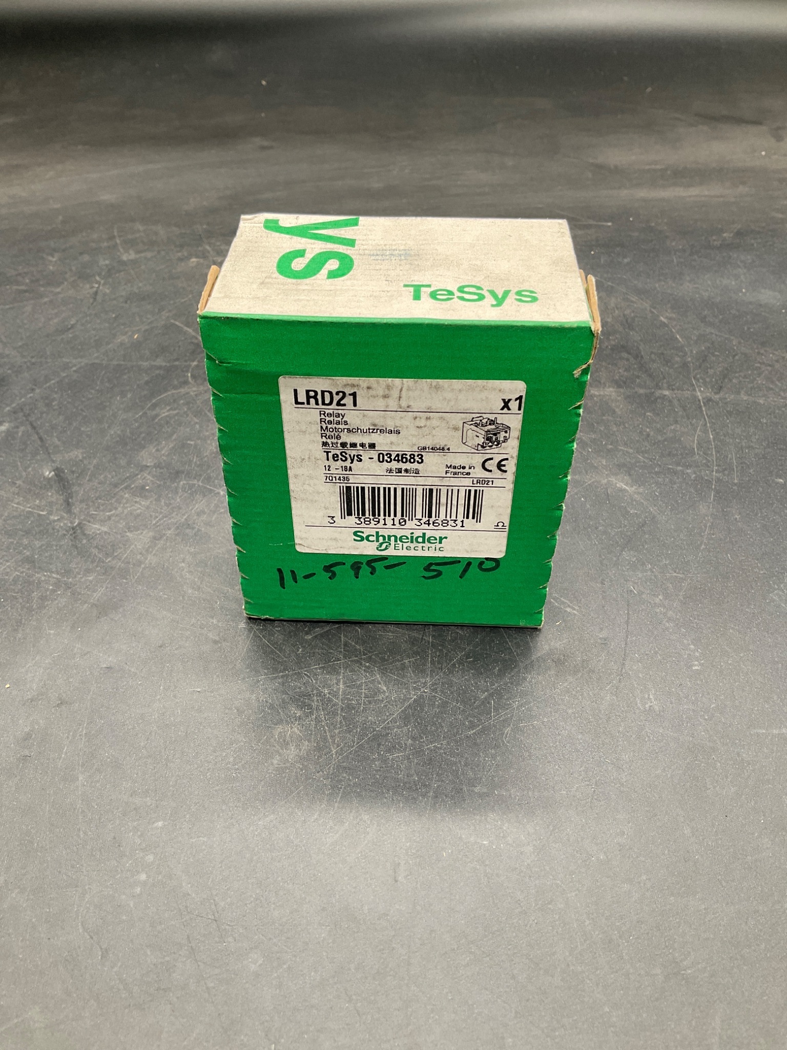 SCHNEIDER ELECTRIC LRD21 Thermal Overload Relay 12-18A NEW 2