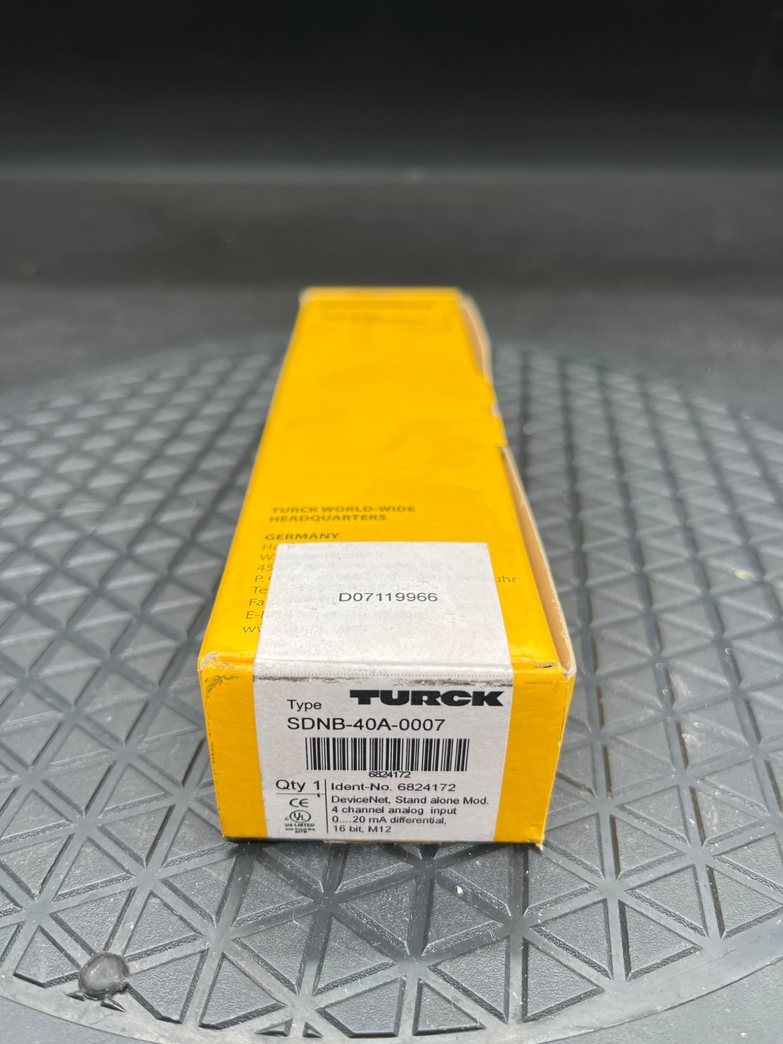 TURCK SDNB-40A-0007 Stand-Alone Identification Module NEW 1