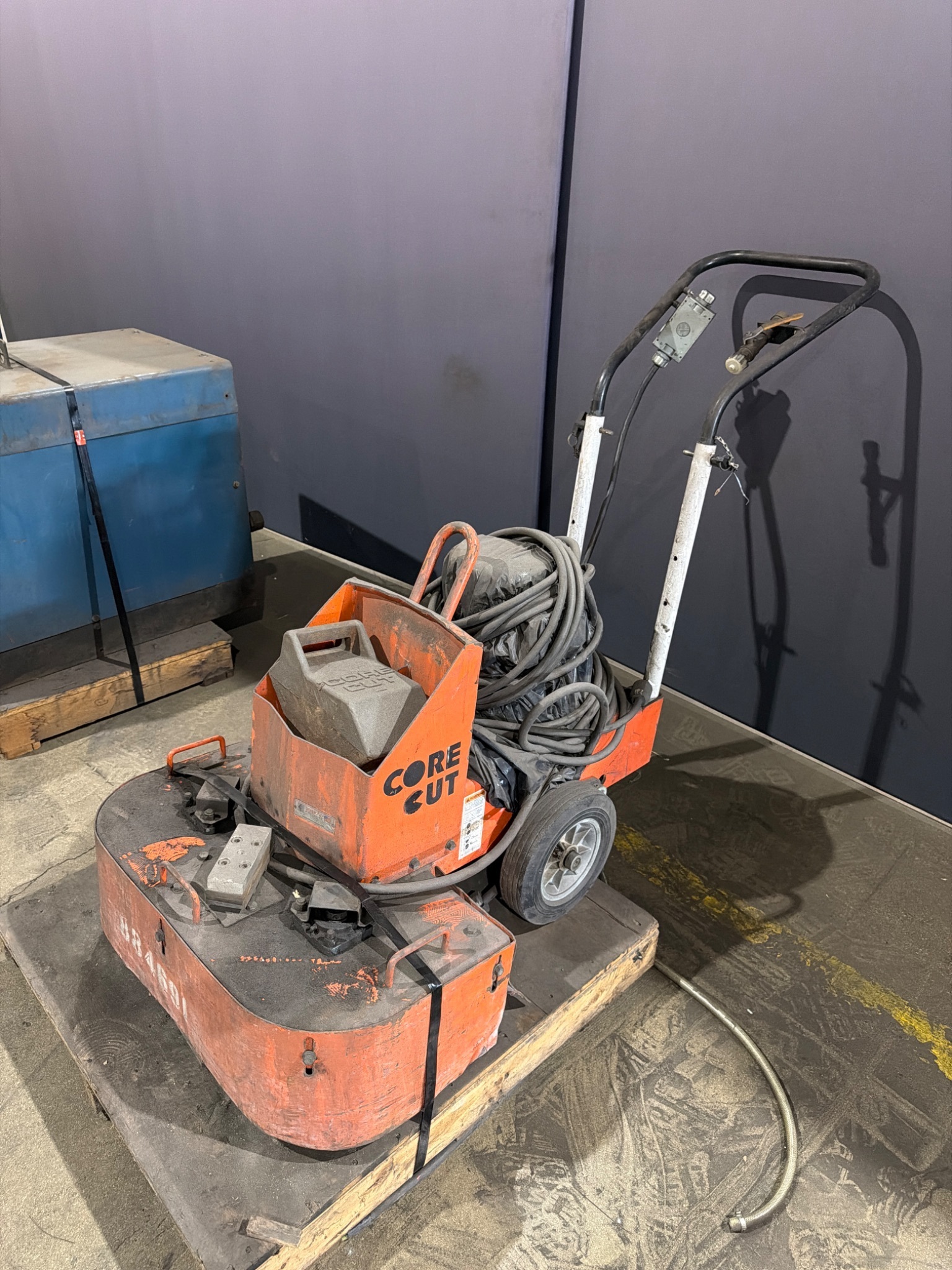 DIAMOND PRODUCTS CORE CUT Walk-Behind Floor Grinder 3HP USED 2
