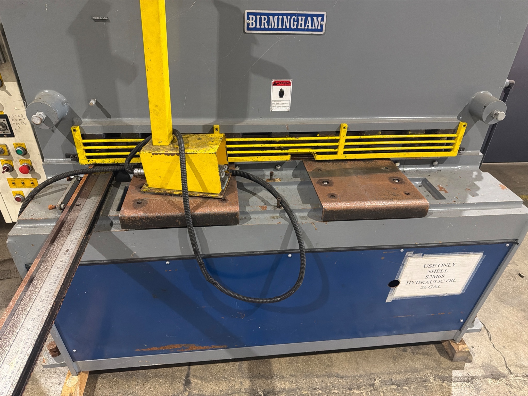 CP TOOLS BIRMINGHAM H-0435 Hydraulic Sheet Metal Shear 7.5HP USED 4