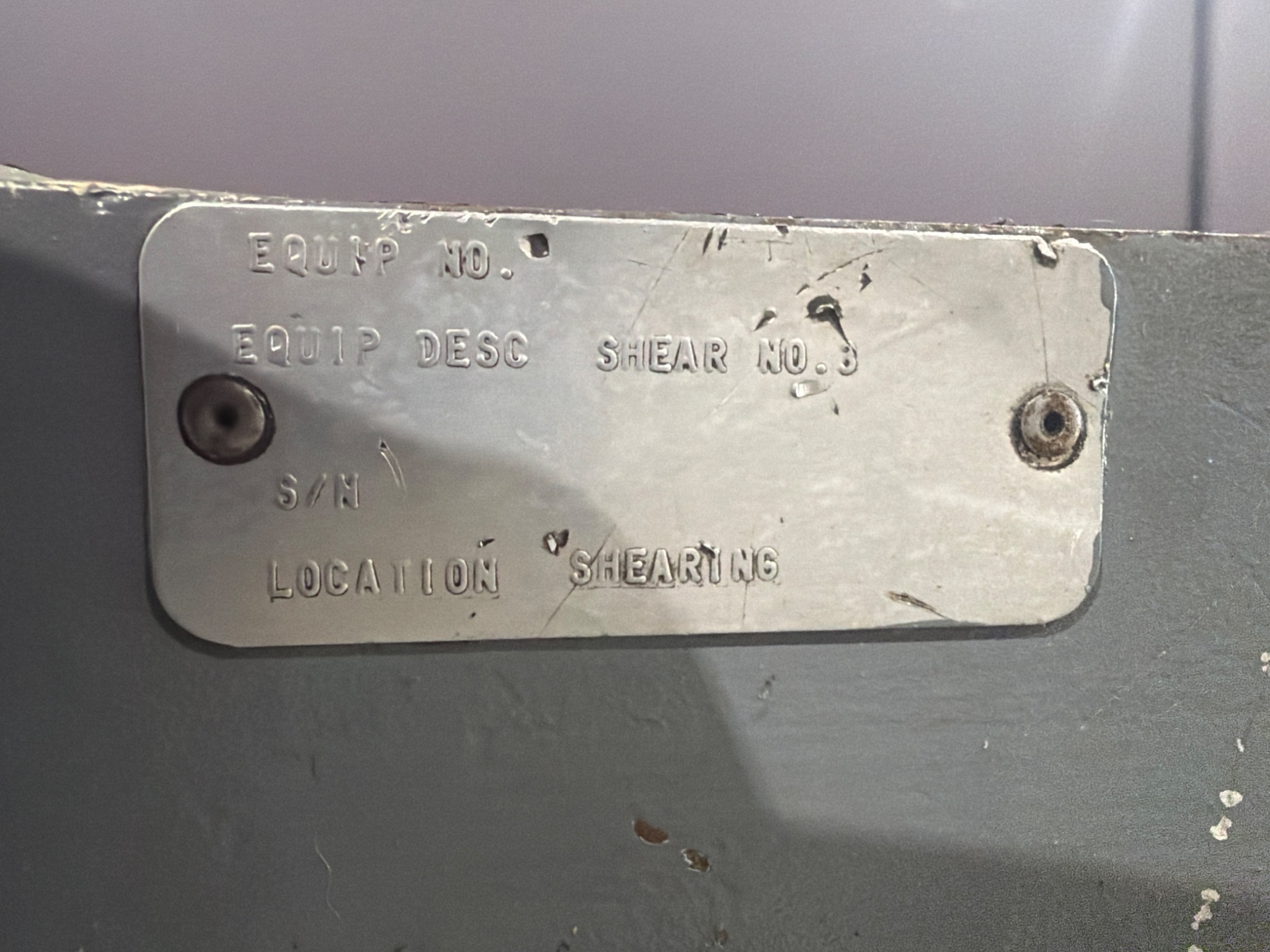 CP TOOLS BIRMINGHAM H-0435 Hydraulic Sheet Metal Shear 7.5HP USED 8