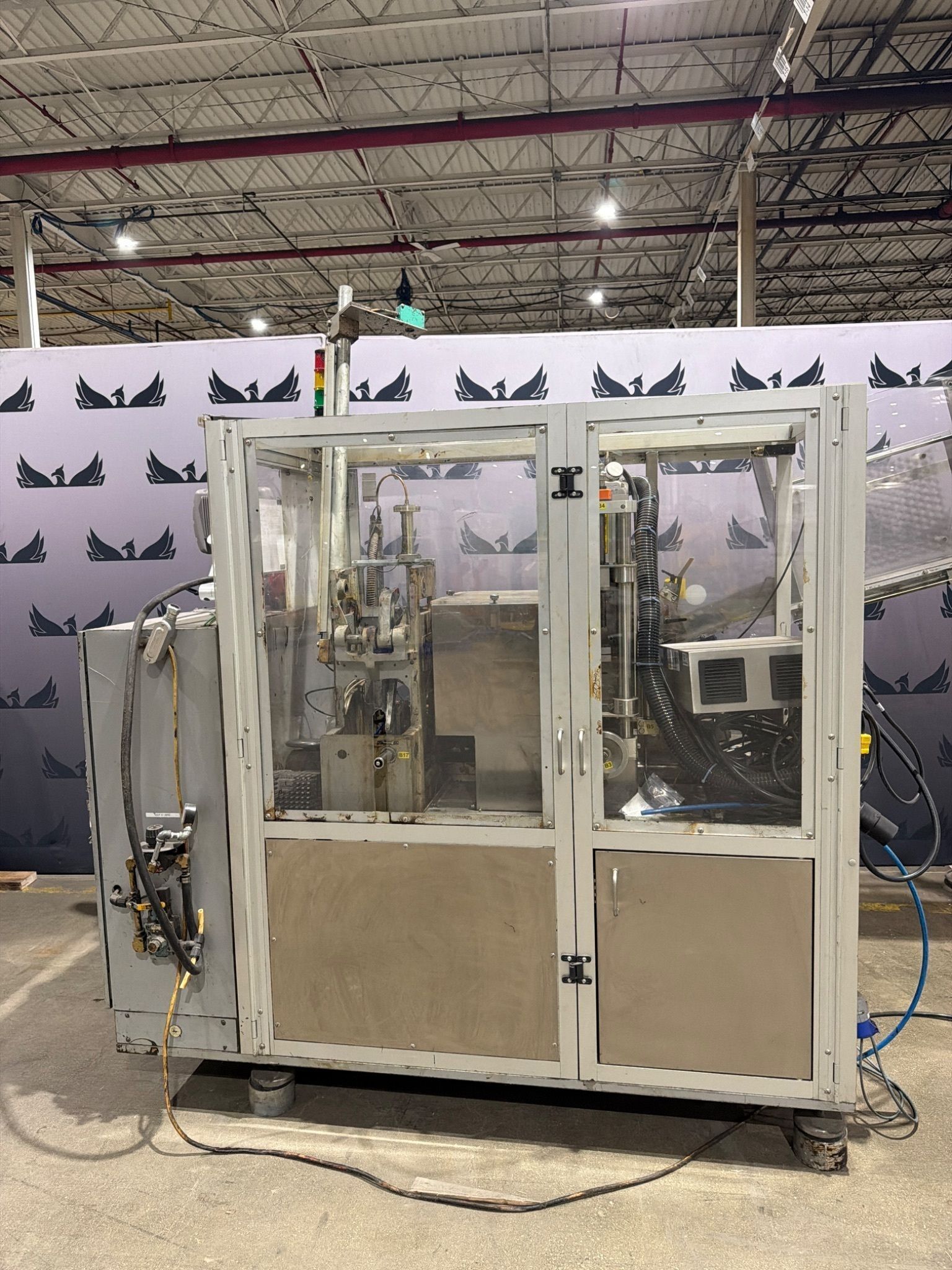 NORDEN NM 702 Tube Filling Machine w/ Domino Laser Marking System USED 3
