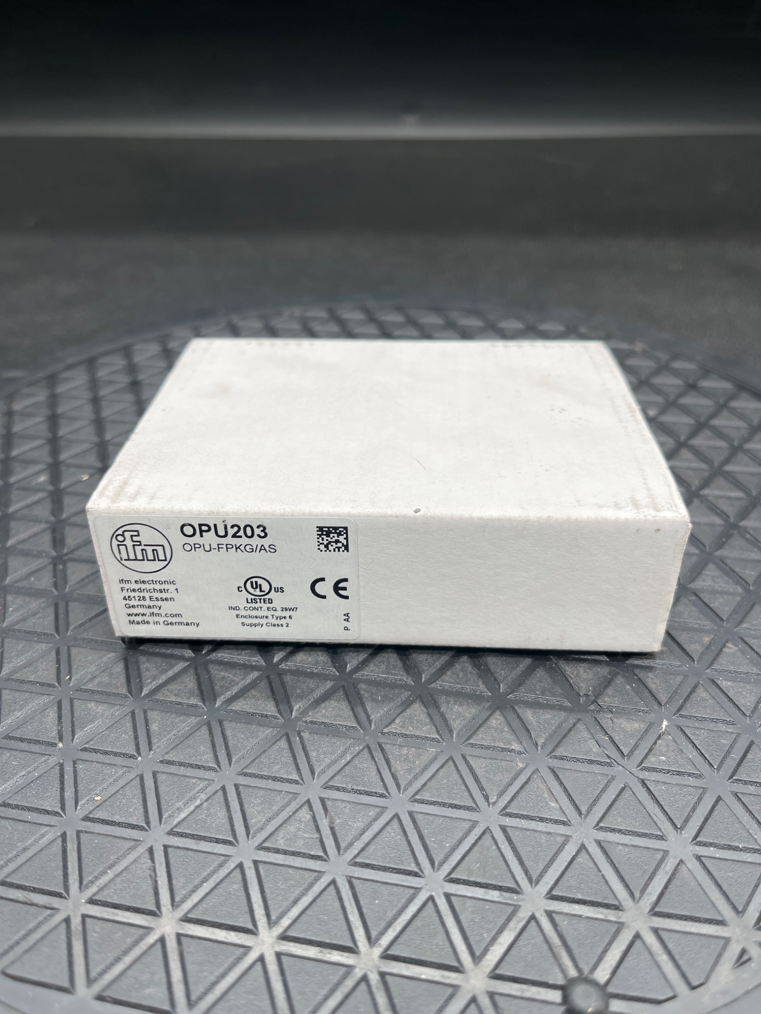 IFM ELECTRONIC OPU203 Fiber Optic Amplifier Sensor 10–30V DC NEW 0
