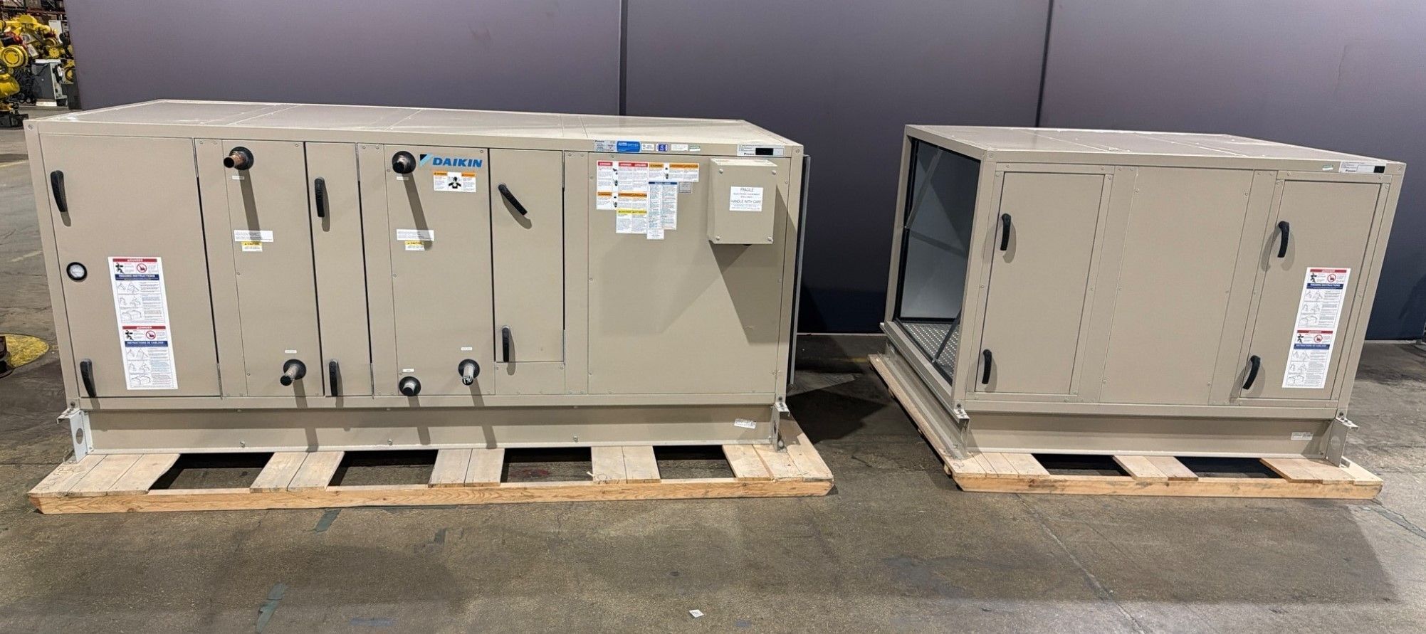DAIKIN CAH012GDGM Air Handling Unit 10HP 460V 3PH ~4,000-6,000 CFM USED 0