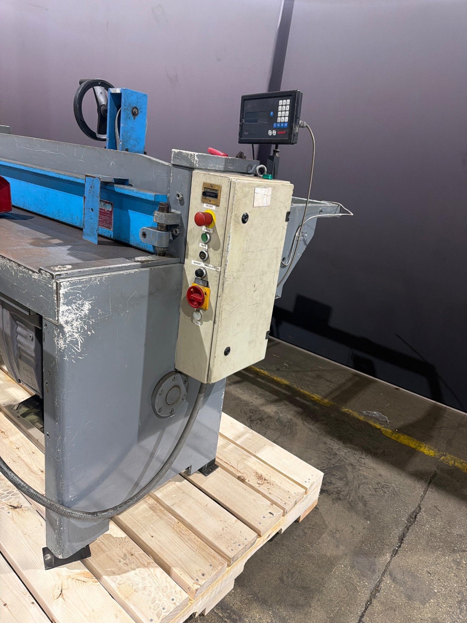 Schechtl MSB150 BV Powered Sheet Metal Shear 1500mm USED 1