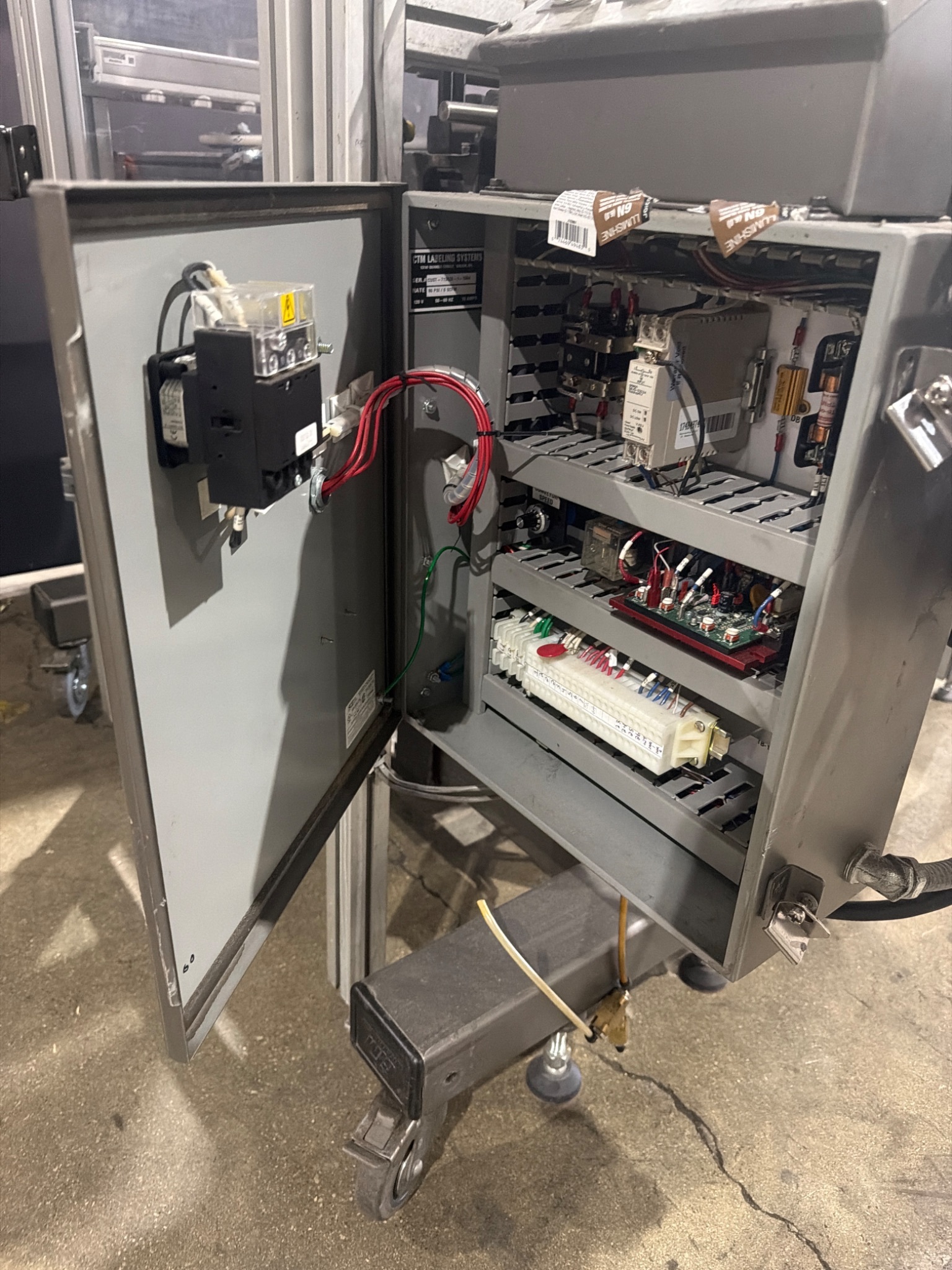 CTM Labeling Systems 360a-1733-1503 360 Series Label Applicator System USED 2