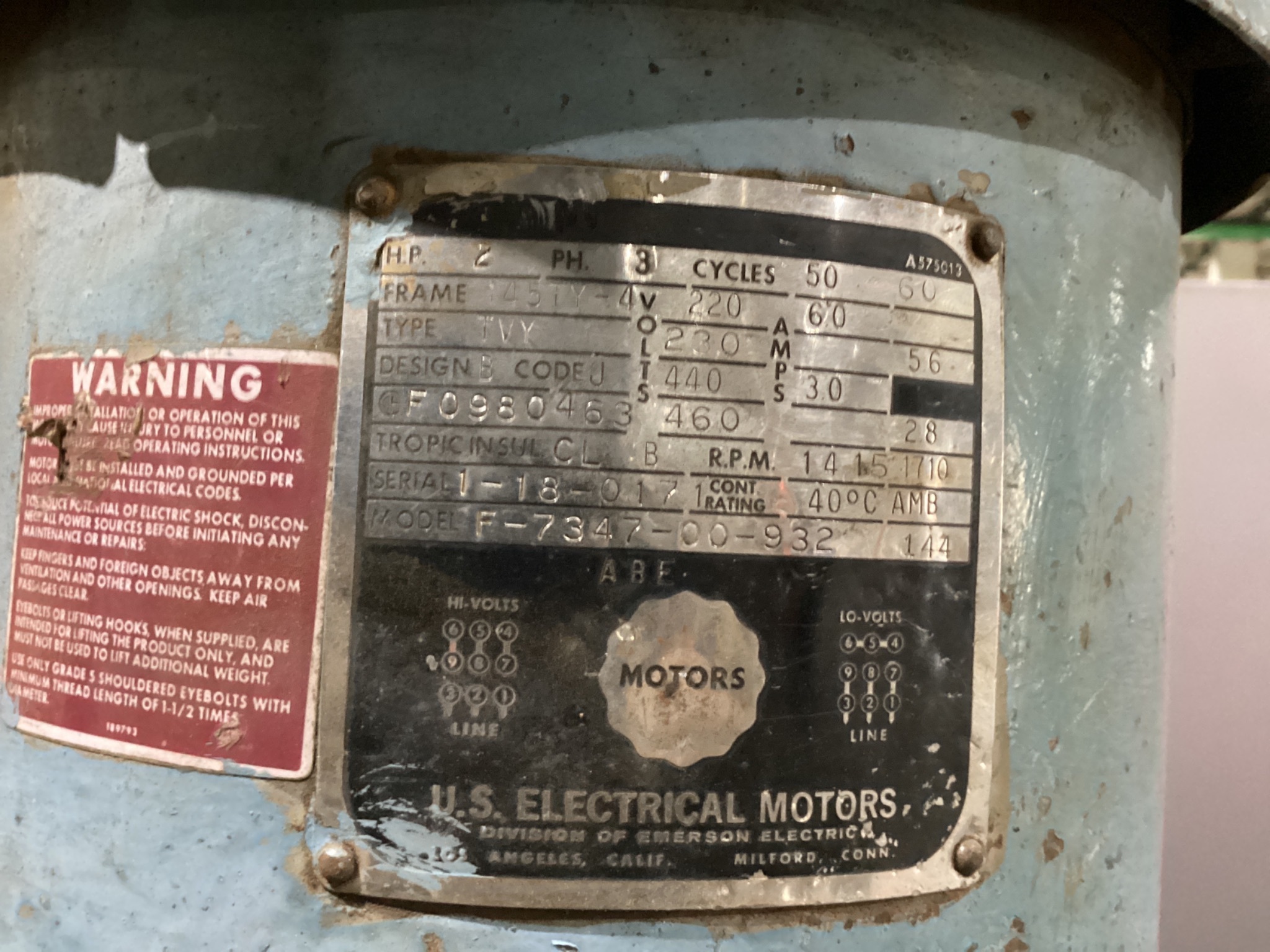 BRIDGEPORT SERIES II MILL USED 6