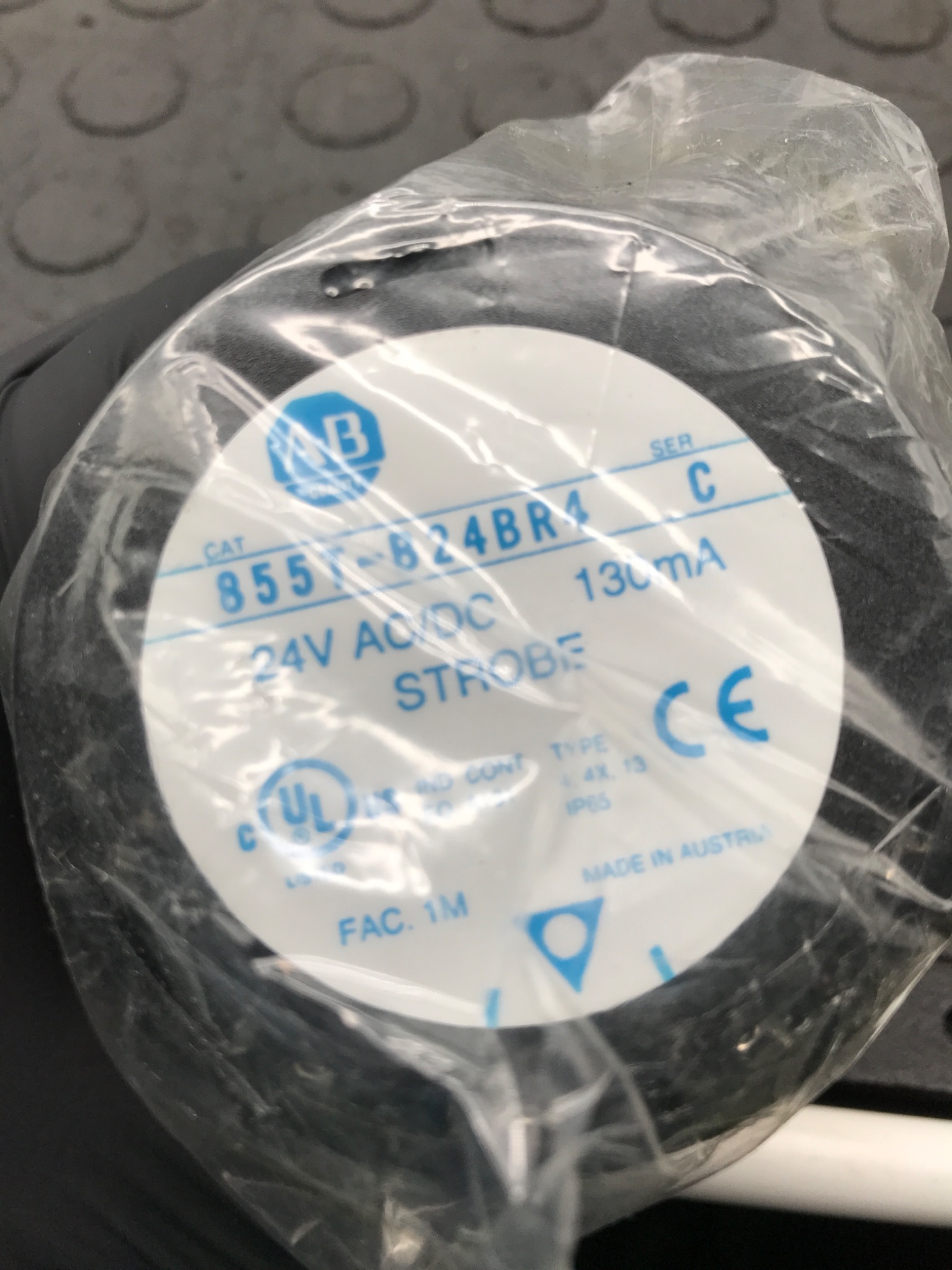 Allen-Bradley 855T-B24BR4 Stack Light Strobe Module 24V AC/DC NEW 2