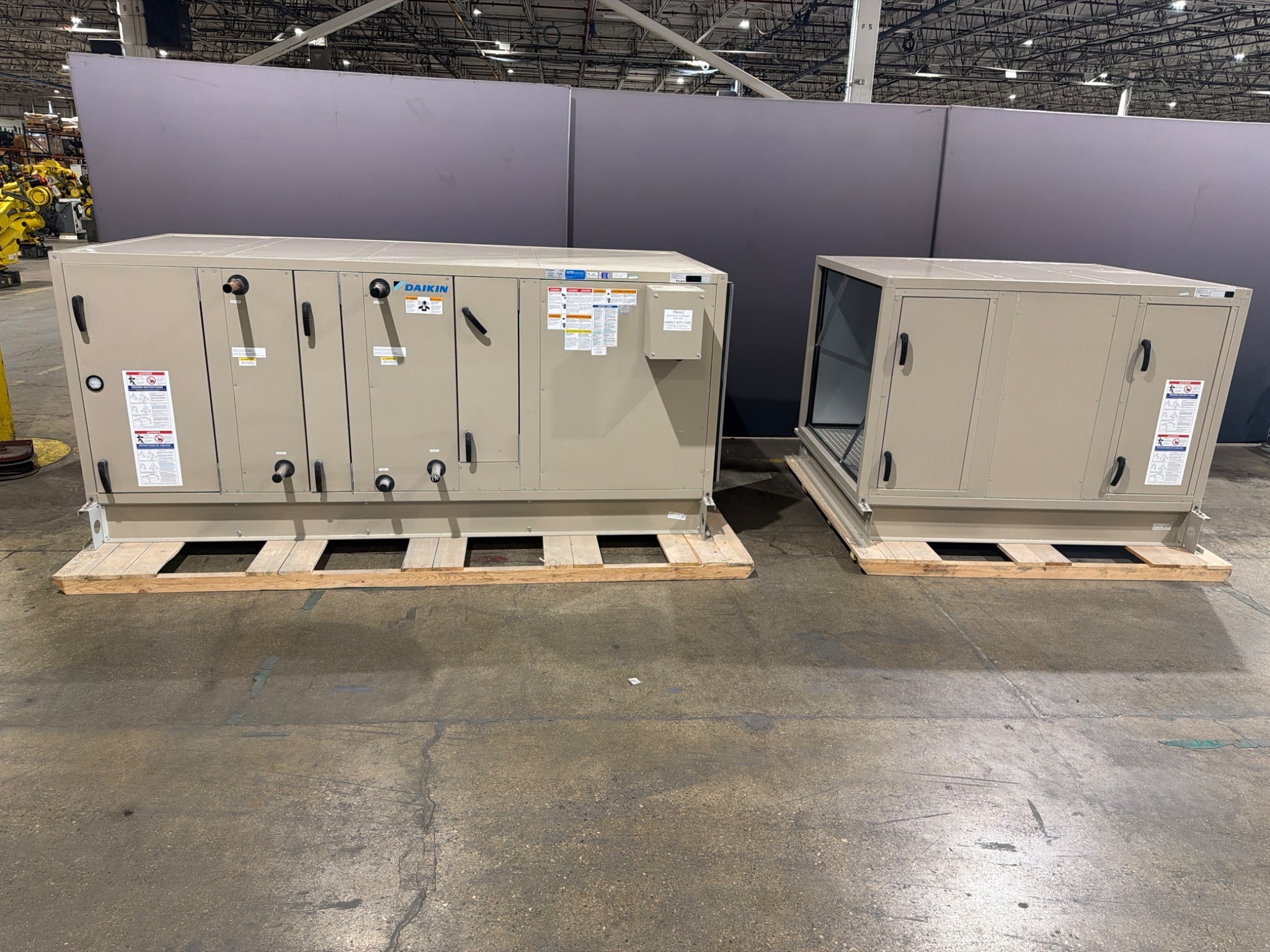 Daikin E031283200400 CAH012GGM Central Station Air Handling Unit USED 0